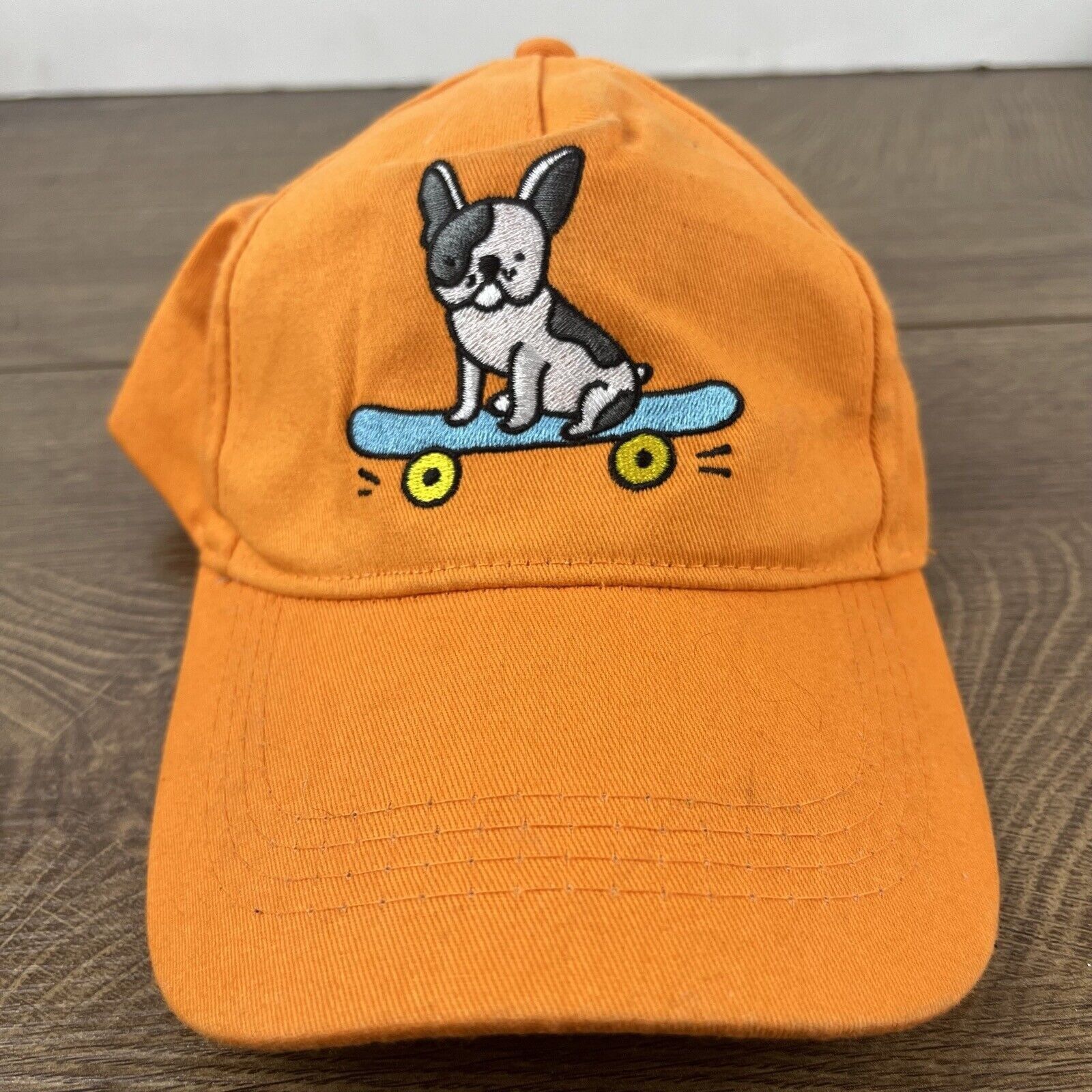 Other Skateboard Dog Hat Adjustable Hat Orange Adjustable Hat Adul Size ONE SIZE - 6 Thumbnail