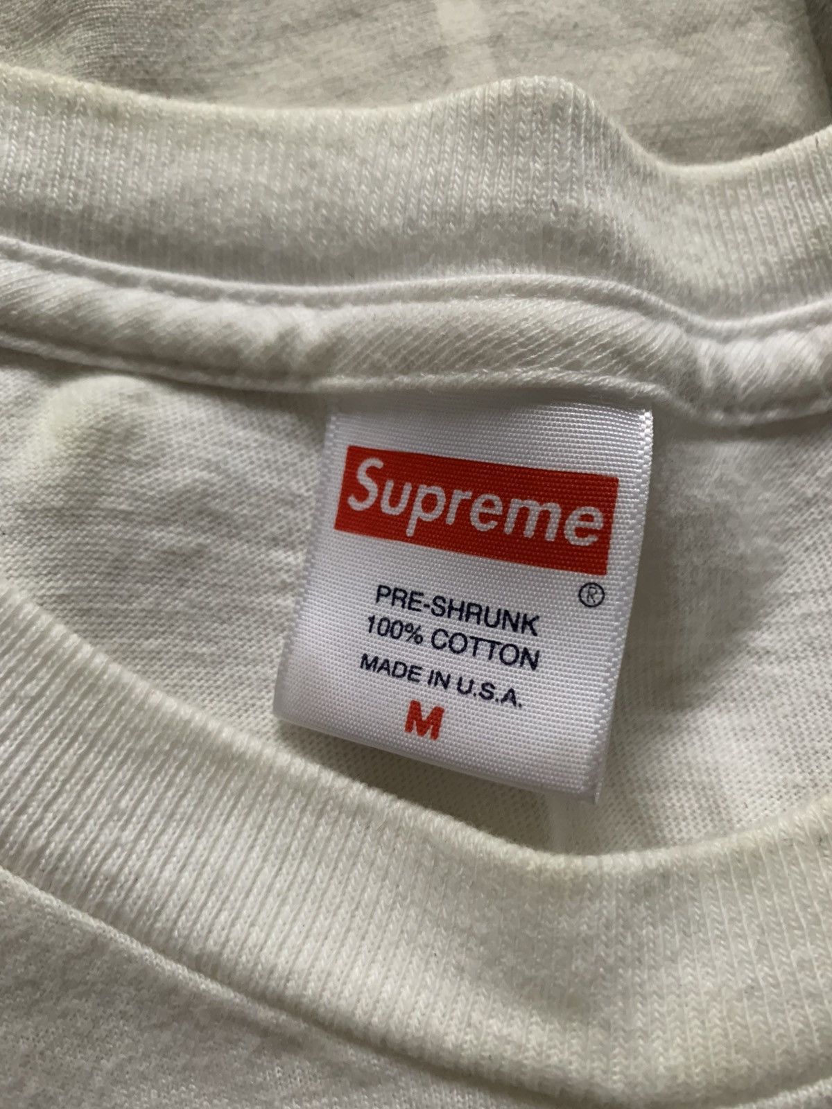Supreme Supreme Blimp Tee FW 17 White Size Medium *Rare Size US M / EU 48-50 / 2 - 3 Thumbnail