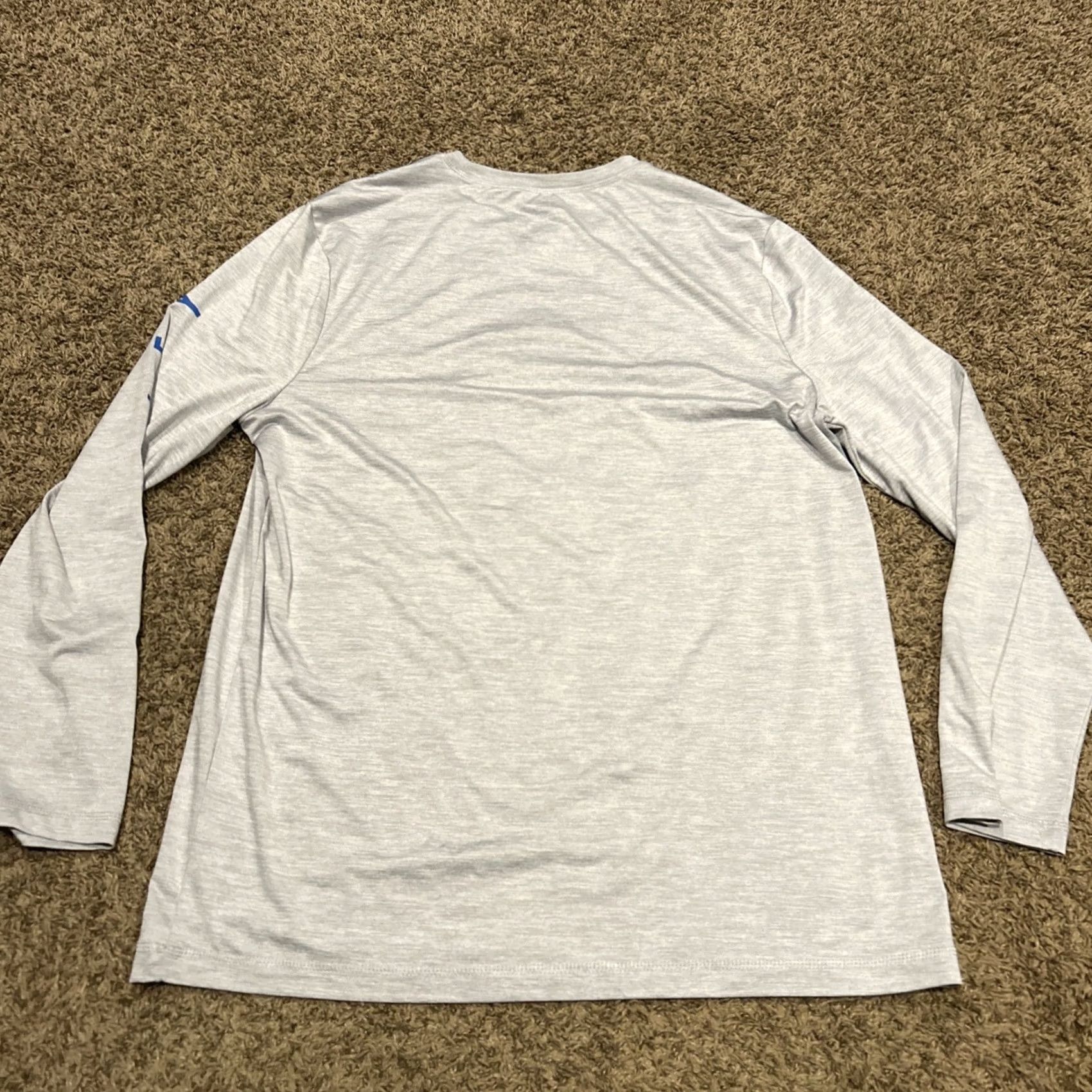 Hurley Hurley Men’s L Gray Blue Polyester Blend Long Sleeve Shirt Lightweight A32 Size US L / EU 52-54 / 3 - 3 Thumbnail