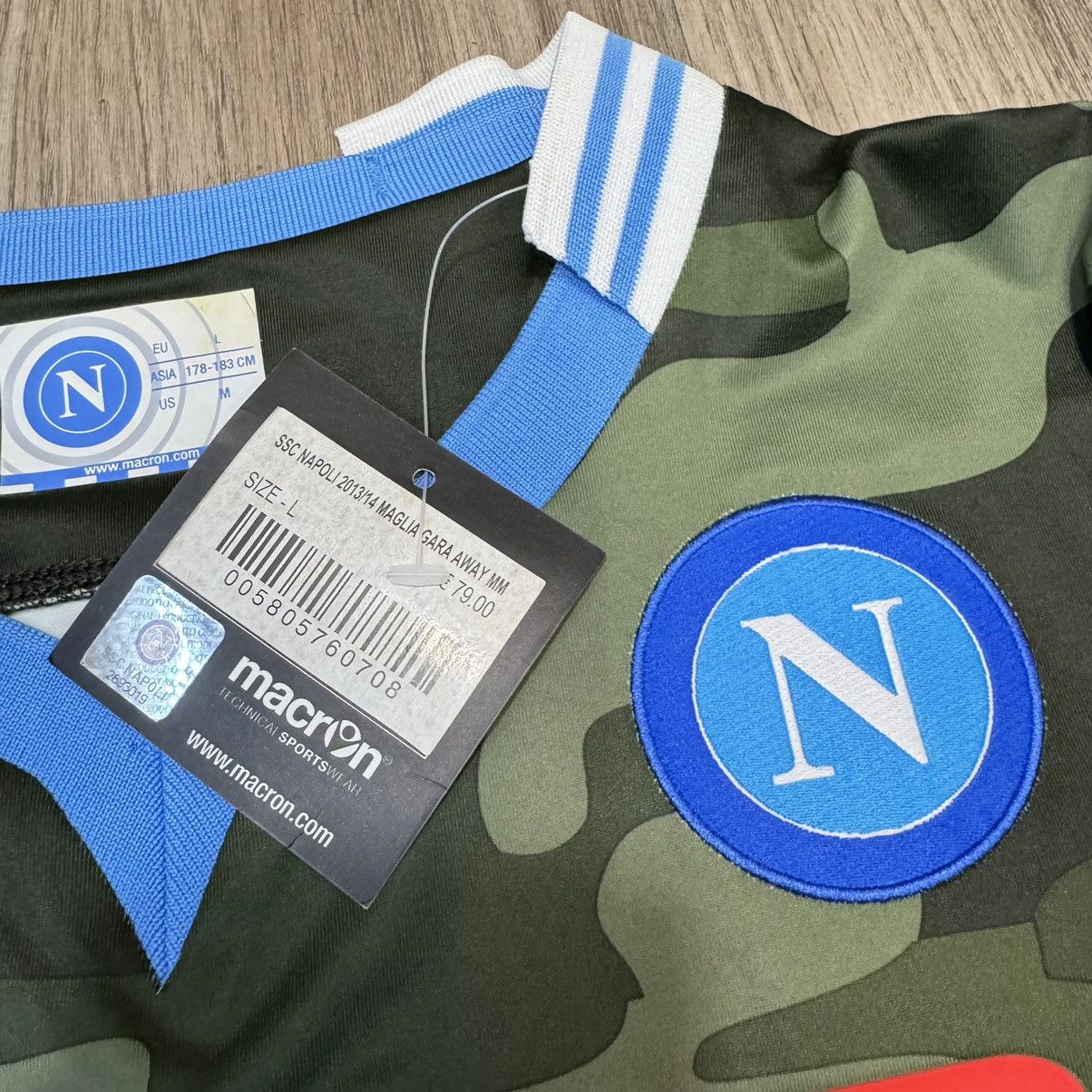 Macron Napoli 13/14 player issue away shirt #9 Higuain (bnwt) Size US M / EU 48-50 / 2 - 7 Thumbnail