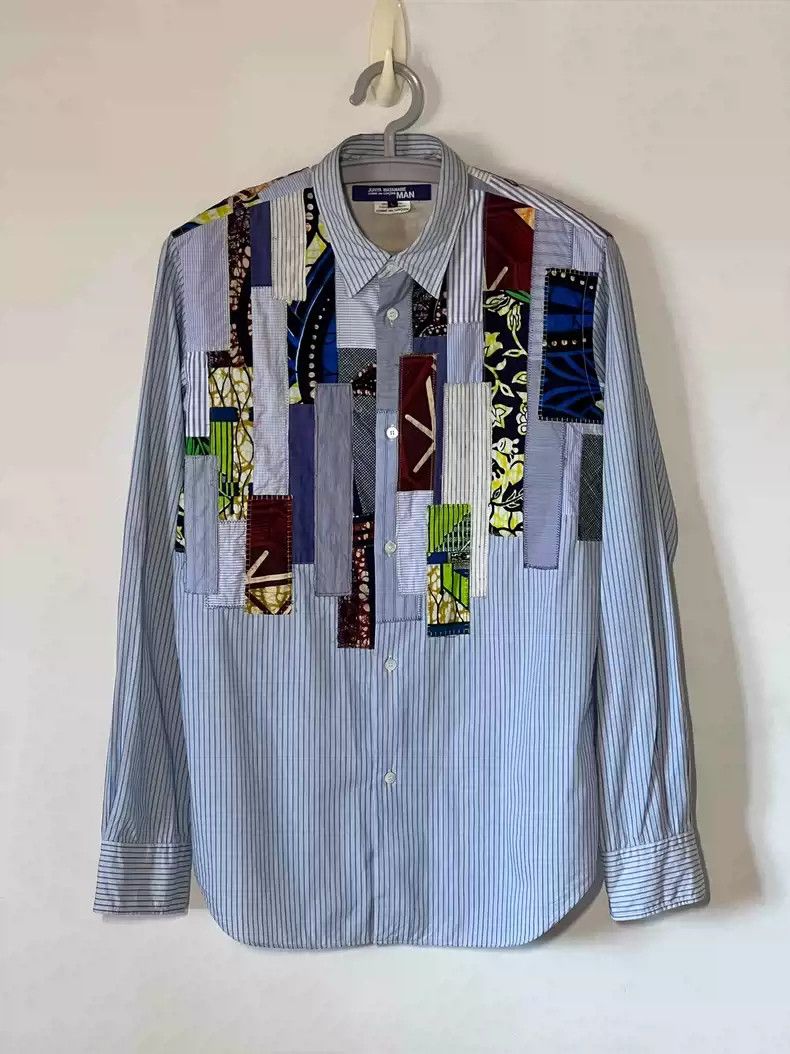 Comme des Garcons comme des garcon patchwork shirt Size US L / EU 52-54 / 3 - 1 Thumbnail
