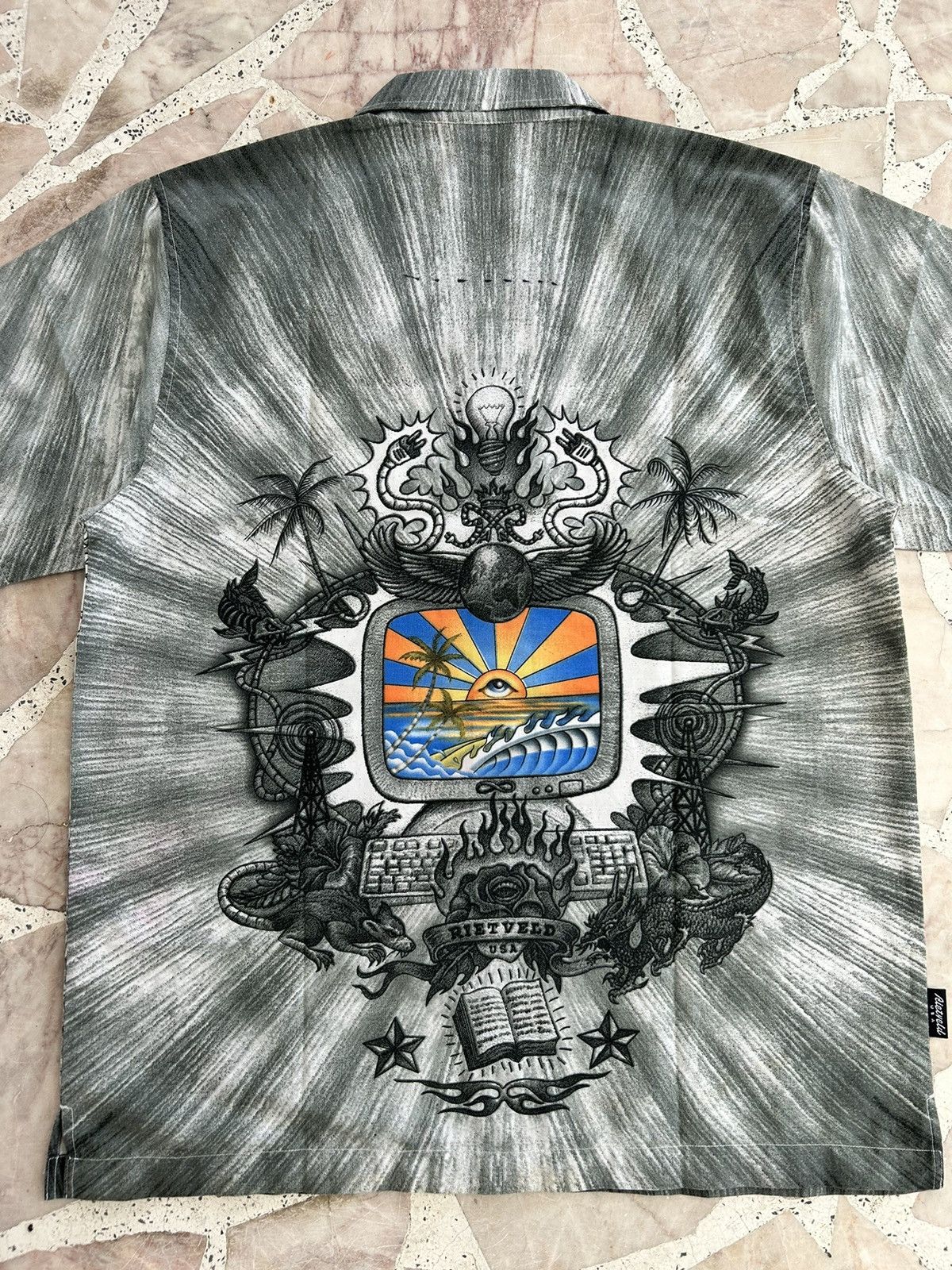 Other Illuminati One Eyed Pyramid Rietweld USA Overprint Size US XL / EU 56 / 4 - 14 Thumbnail