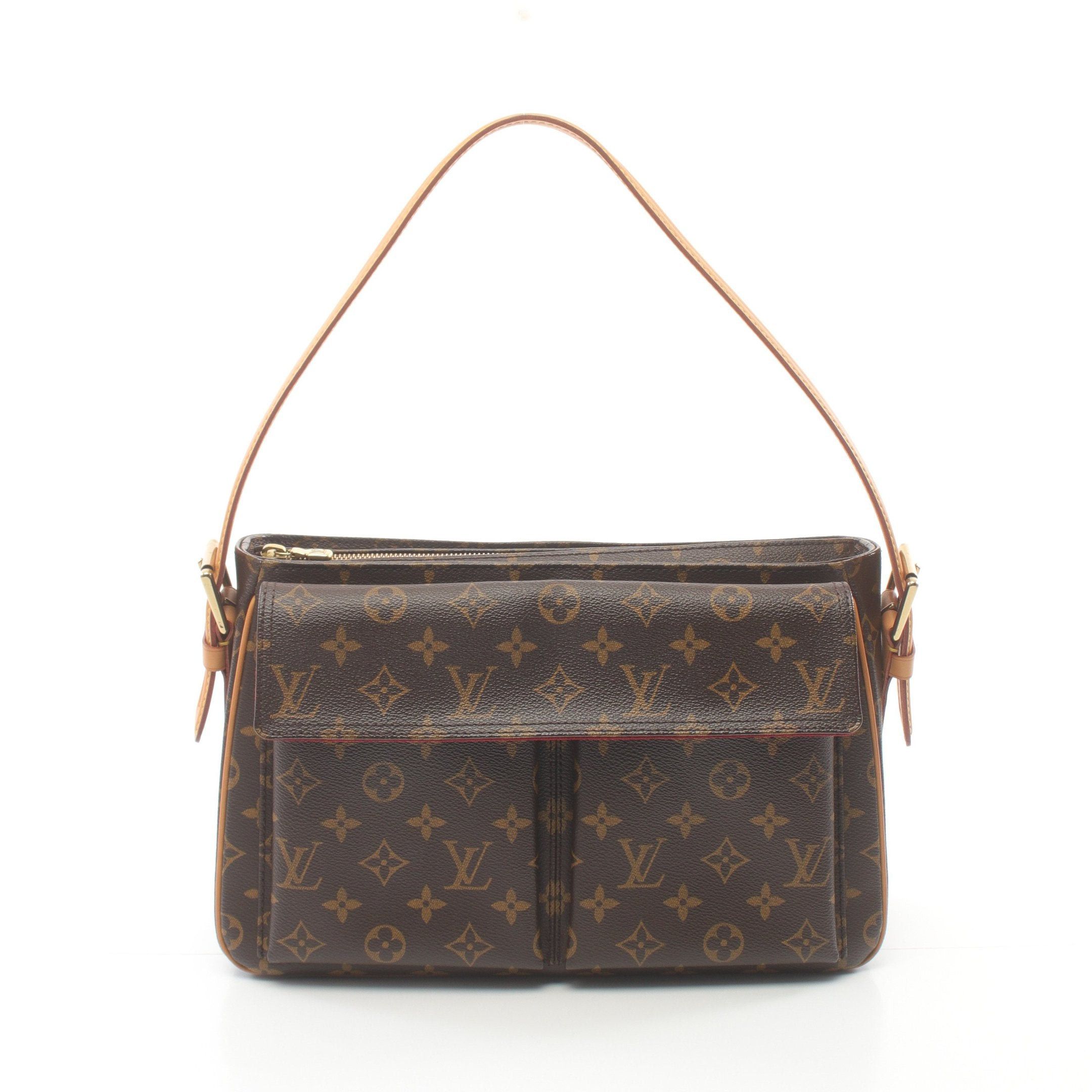 Louis Vuitton Louis Vuitton Vivacite Gm Monogram Shoulder Bag Leather Brown Size ONE SIZE - 1 Thumbnail