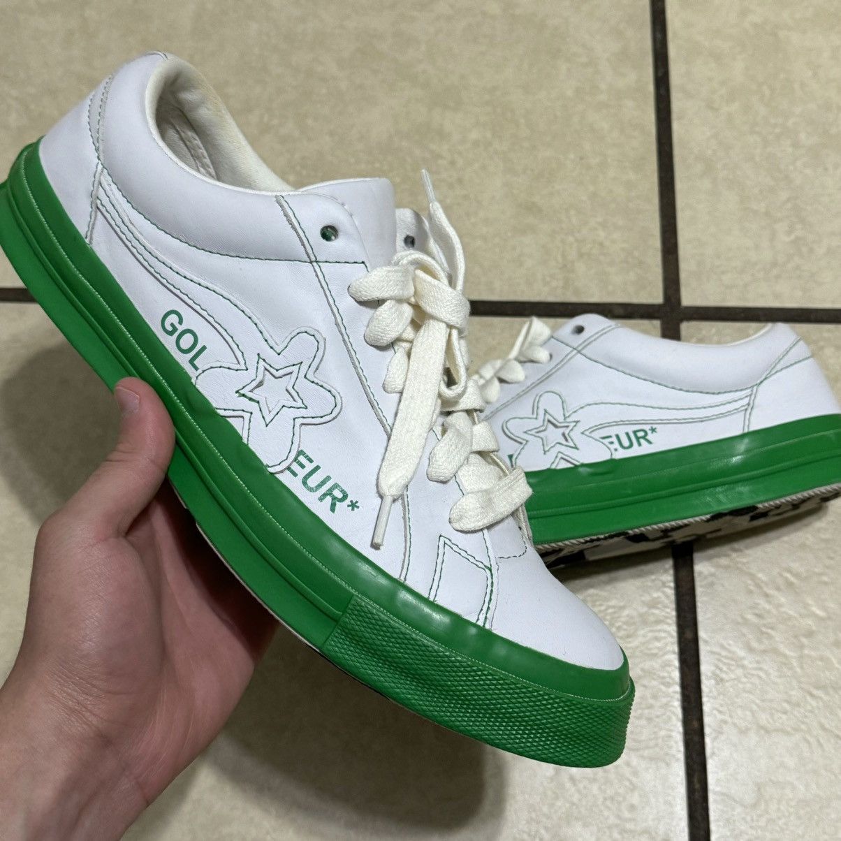 Converse Converse Golf Le Fleur One Star Ox Kelly Green Size US 10.5 / EU 43-44 - 1 Thumbnail