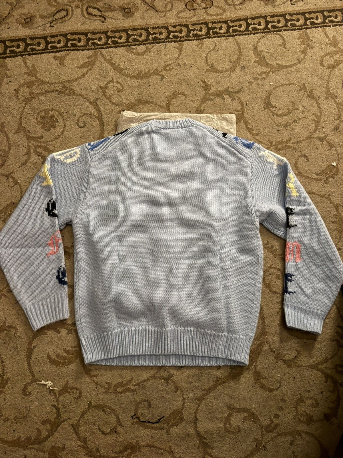 Supreme Supreme Old English Sleeves Sweater Size US S / EU 44-46 / 1 - 3 Thumbnail
