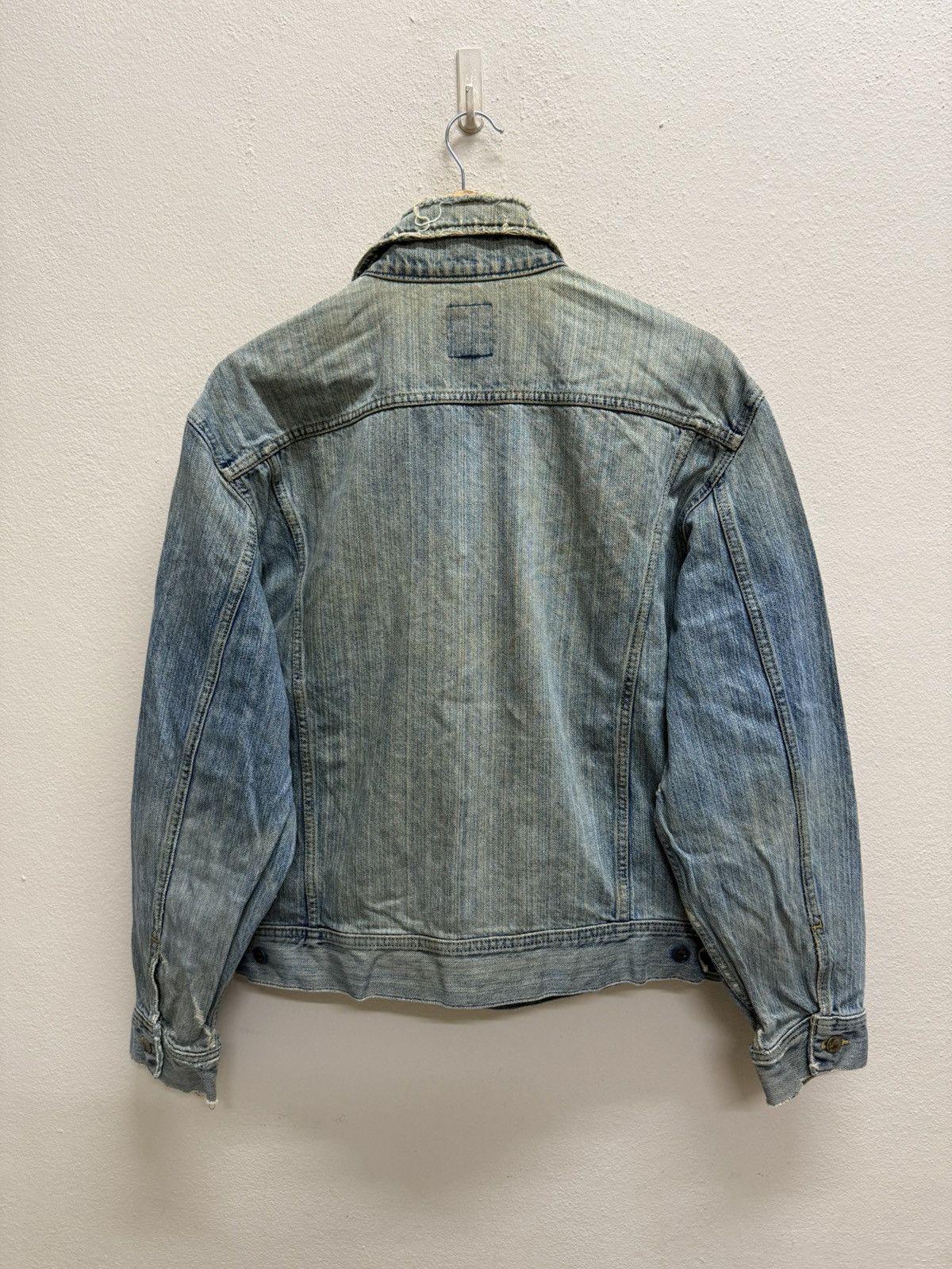 Lee Vintage 90s Lee Rider Distressed Denim Trucker Jacket Size US M / EU 48-50 / 2 - 22 Thumbnail