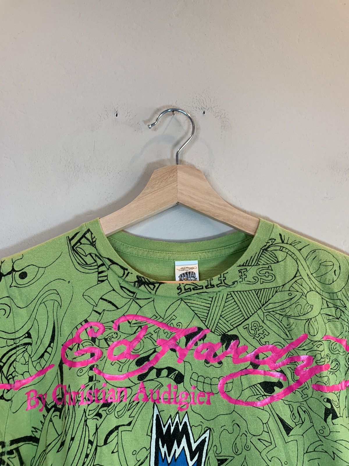 Christian Audigier × Ed Hardy × Vintage *RARE* Vintage Ed Hardy Christian Audigier Tattoo Art Shirt Size US S / EU 44-46 / 1 - 7 Thumbnail