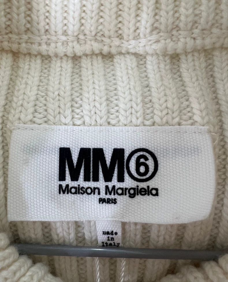 Maison Margiela Maison Margiela White knit sweater 2501-Nextarrow Size US L / EU 52-54 / 3 - 3 Thumbnail