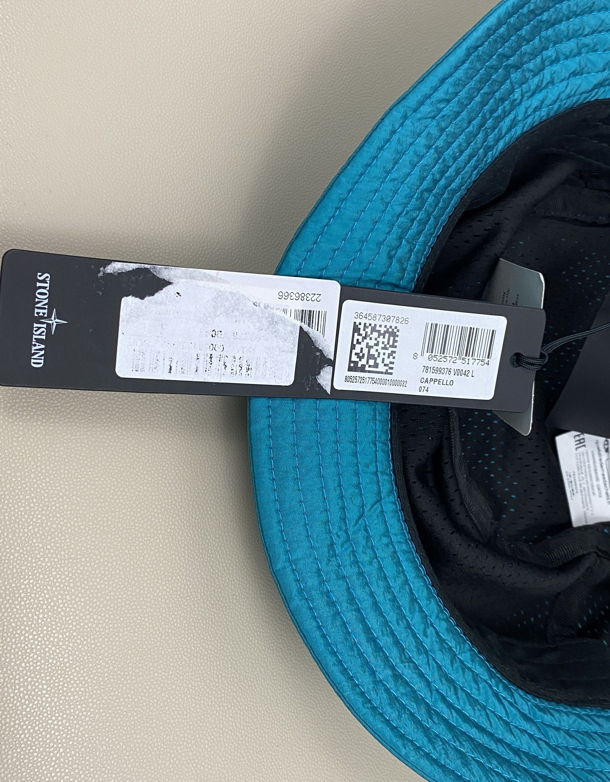 Stone Island BNWT Stone Island Nylon Metal Bucket Hat Cap Logo Size L Size ONE SIZE - 7 Thumbnail