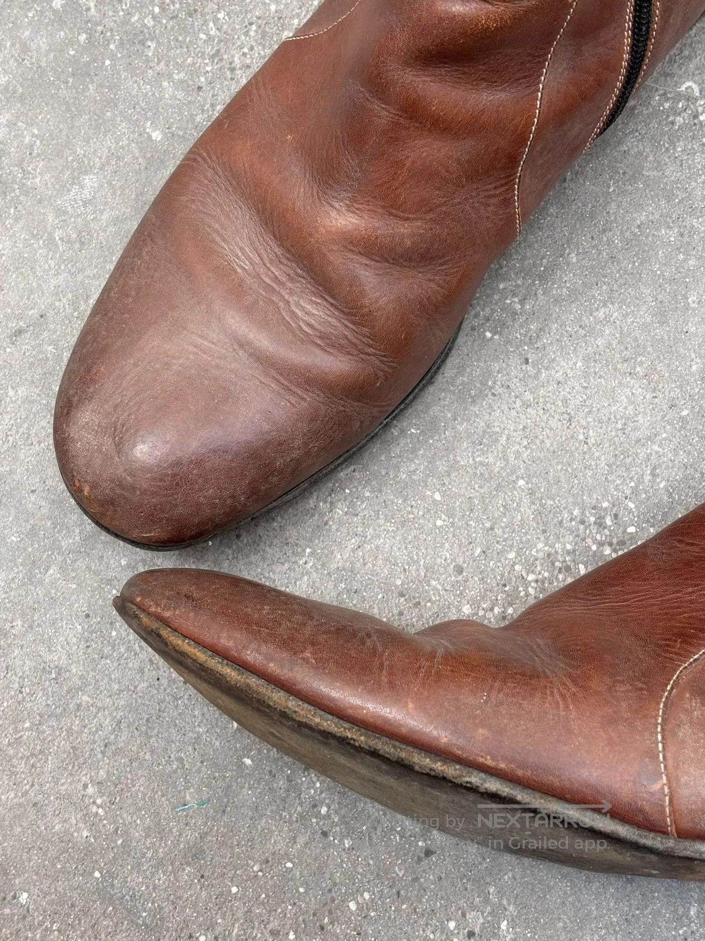 Maison Margiela Maison Martin Margiela 2000s Side Zip Ankle Boots. Size US 10 / EU 43 - 4 Thumbnail