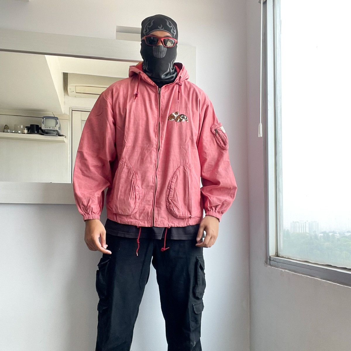 Japanese Brand × Karl Helmut × Pink House VINTAGE KARL HELMUT DOG REVERSIBLE JACKET Size US XL / EU 56 / 4 - 4 Thumbnail