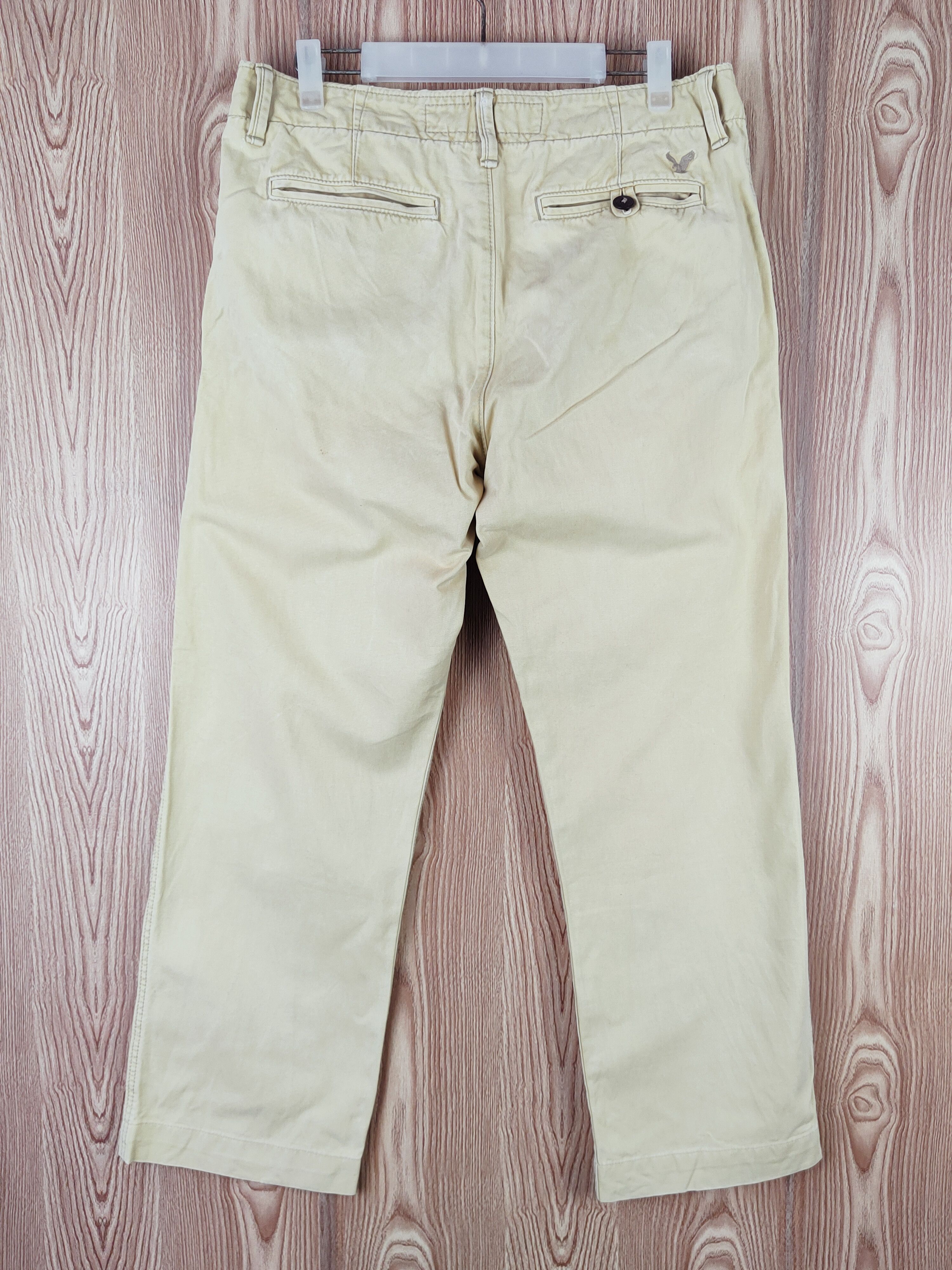 American Eagle Outfitters × Japanese Brand × Vintage American Eagle Outfitters Yellow Casual Pants #S2744 Size US 32 / EU 48 - 7 Thumbnail