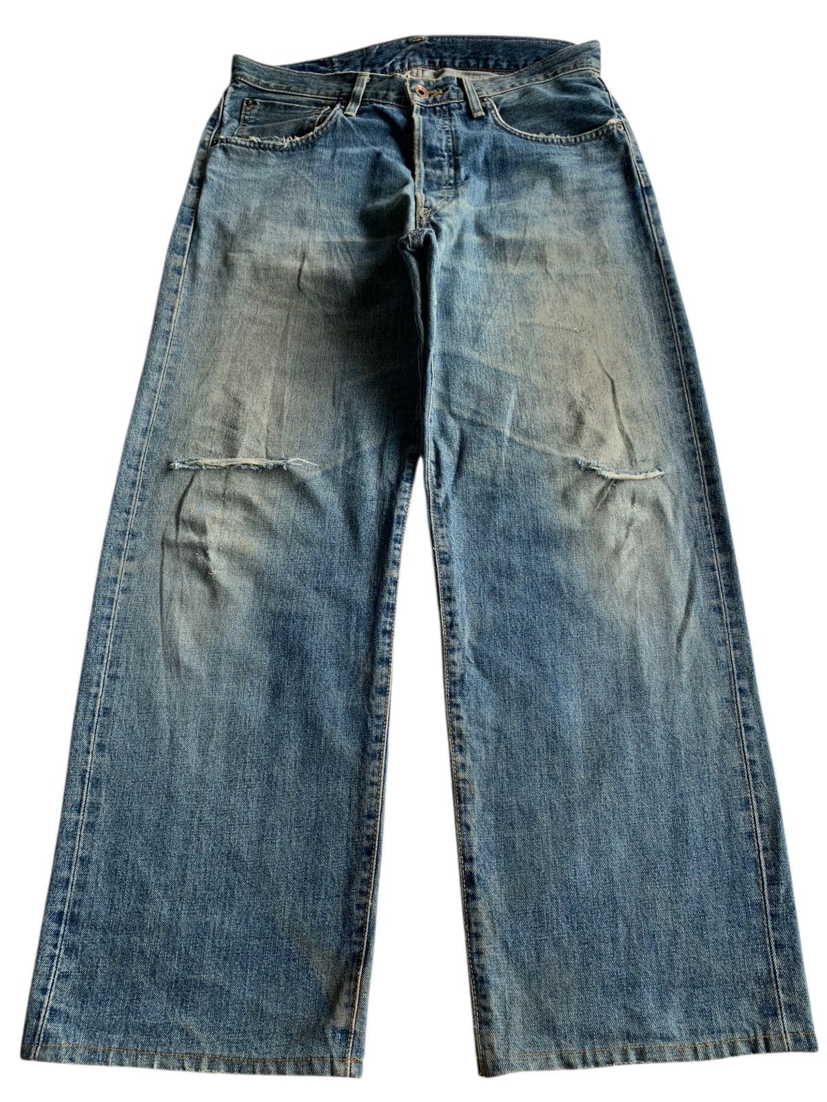 Other VINTAGE EDWIN 505X RUSTY SELVEDGE JAPANESE DISTRESSED DENIM Size US 33 - 3 Thumbnail