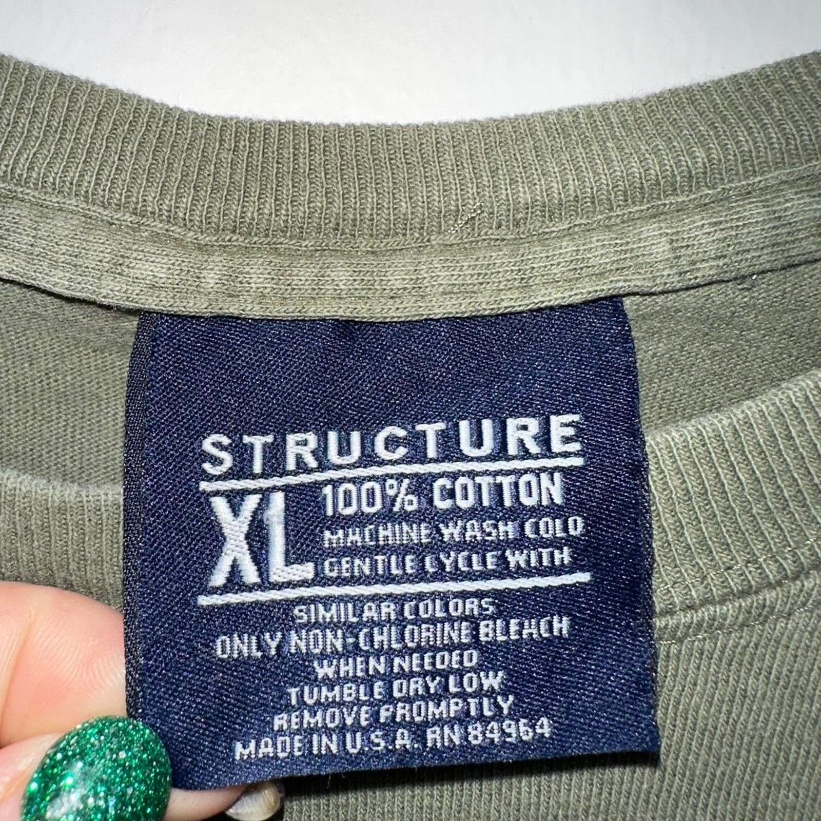 Structure Vintage Structure Long Sleeve T Shirt Skater Style size XL Size US XL / EU 56 / 4 - 3 Thumbnail