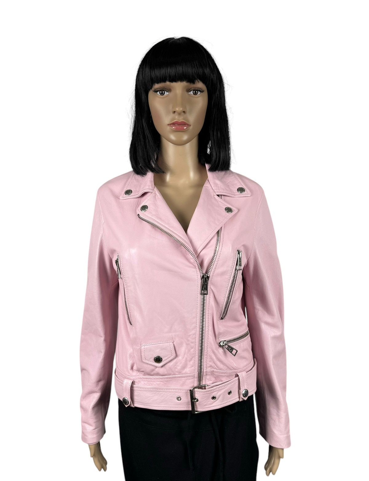 Gaelle Paris Gaelle Paris Genuine Leather Biker Jacket size 42 Size M / US 6-8 / IT 42-44 - 1 Thumbnail