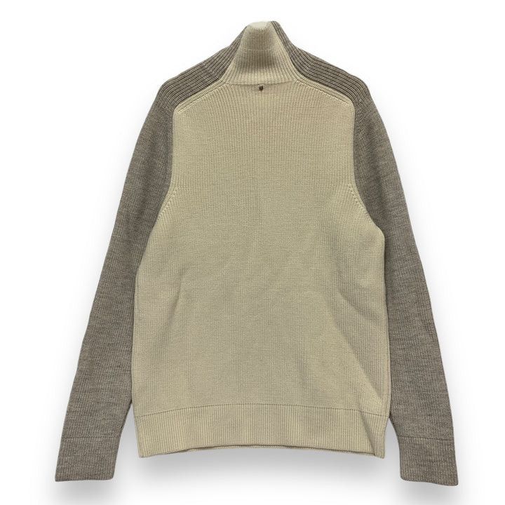 o1y0225 Turtleneck Sweatshirt in Ivory/Grey