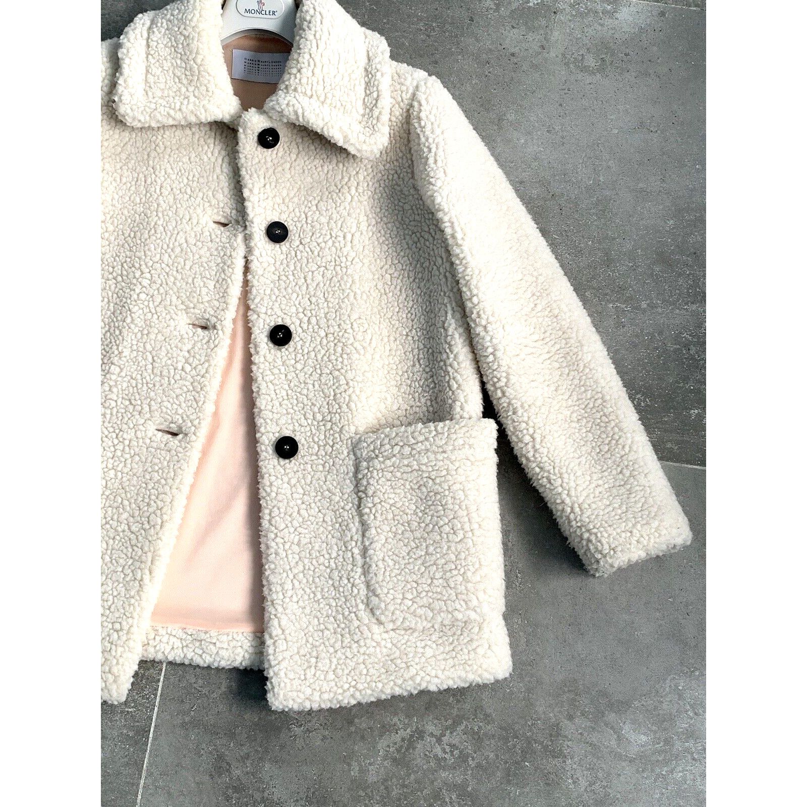 Designer × Harris Wharf London Women's HARRIS WHARF Teddy Trench Coat Jacket IT 40 EU 36 S Size S / US 4 / IT 40 - 9 Thumbnail