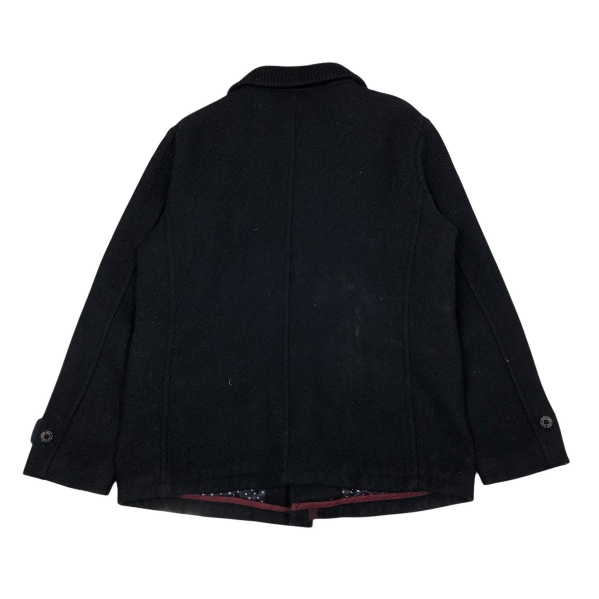 Japanese Brand 🔥VINTAGE WOOL CHORE JACKET DOUBLE COLLAR IKKA ISSEY MIYAKE Size US XL / EU 56 / 4 - 2 Thumbnail