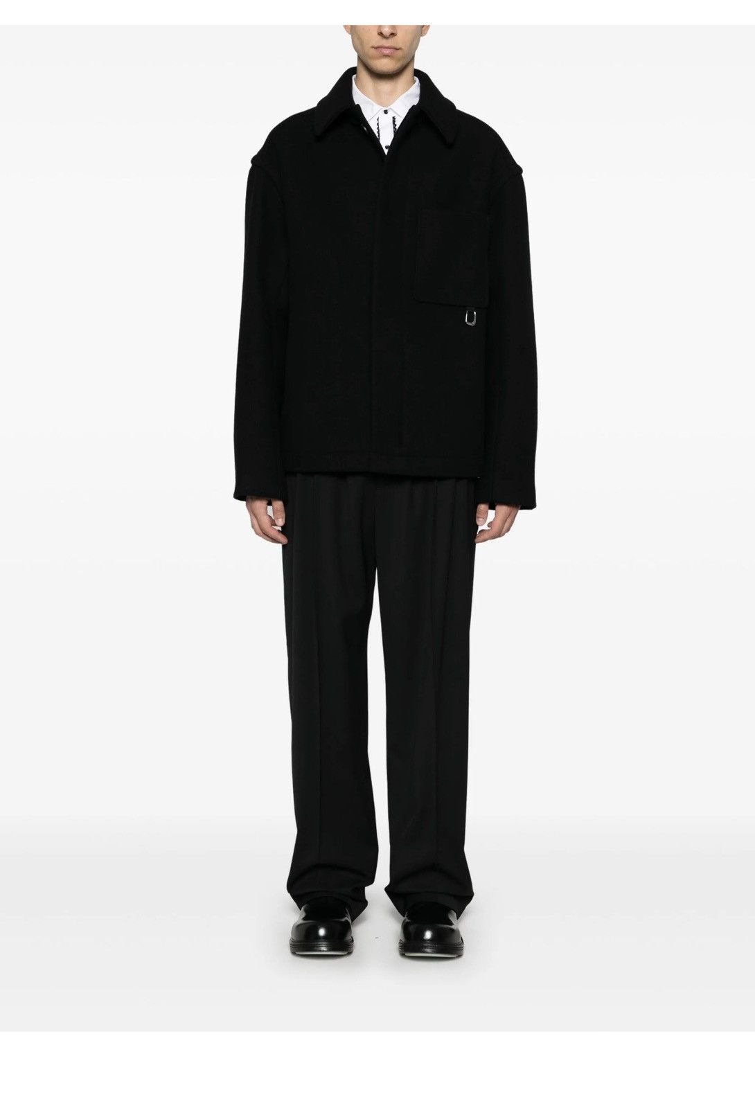 Jacquemus Jacquemus La Casa Le Manteau Court Coat Black VWool EU 52 XL Size US XL / EU 56 / 4 - 5 Thumbnail