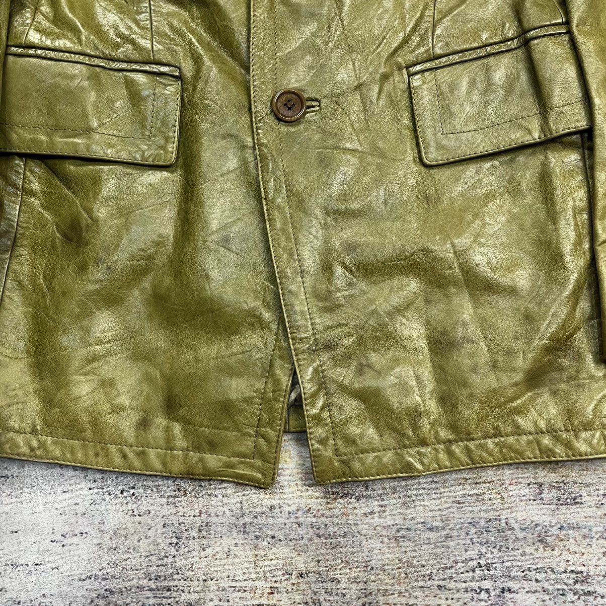 Dirk Bikkembergs × Vintage Vintage Dirk Bikkembergs Blazer leather Size US M / EU 48-50 / 2 - 12 Thumbnail