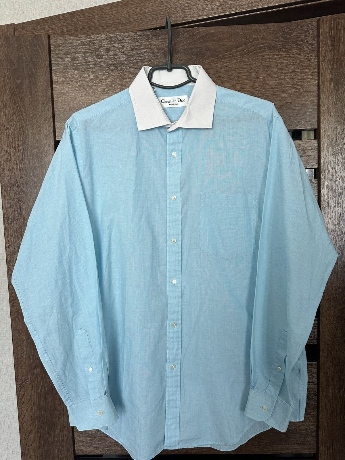 Christian Dior Monsieur Christian Dior Monsieur Shirt Button Up Long Sleeve Vintage Size US L / EU 52-54 / 3 - 5 Thumbnail