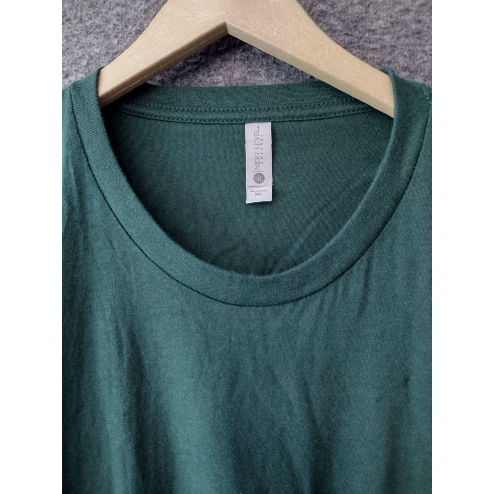 Next Level Next Level T-Shirt Pocket Crew Neck Men Green 2XL Size US XXL / EU 58 / 5 - 3 Thumbnail