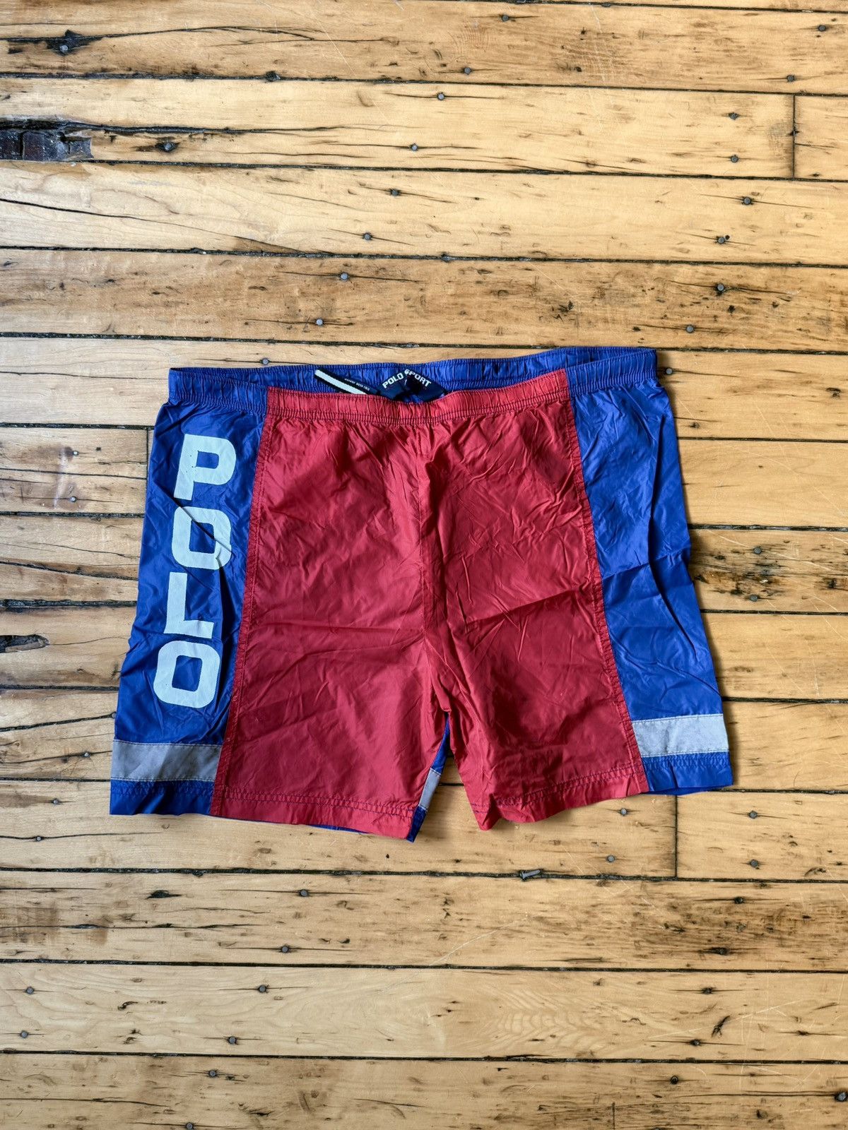 Polo Ralph Lauren RARE Vintage 3m Polo Sport USA swimshorts 90's Size US 36 / EU 52 - 1 Thumbnail