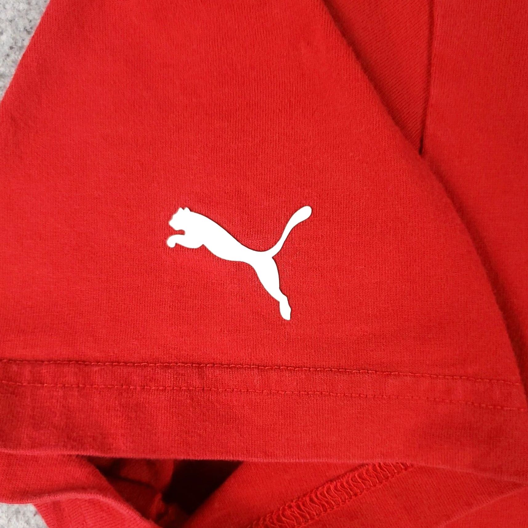 Puma PUMA Polo Shirt Mens Size Large Red Cotton Blend Golf Short Sleeve Size US L / EU 52-54 / 3 - 4 Thumbnail