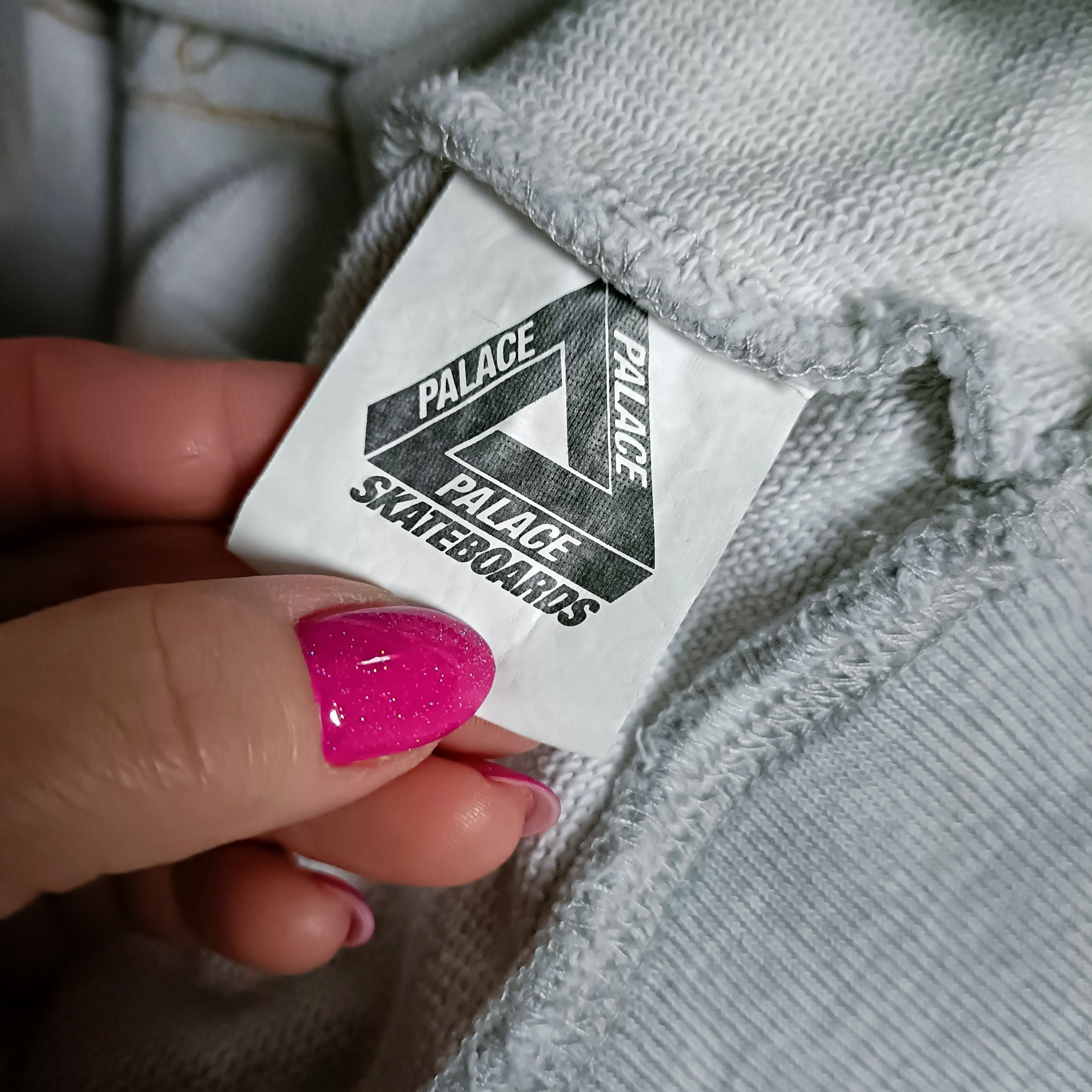 Palace Men's Gray Cotton Hoodie ! Size US M / EU 48-50 / 2 - 6 Thumbnail