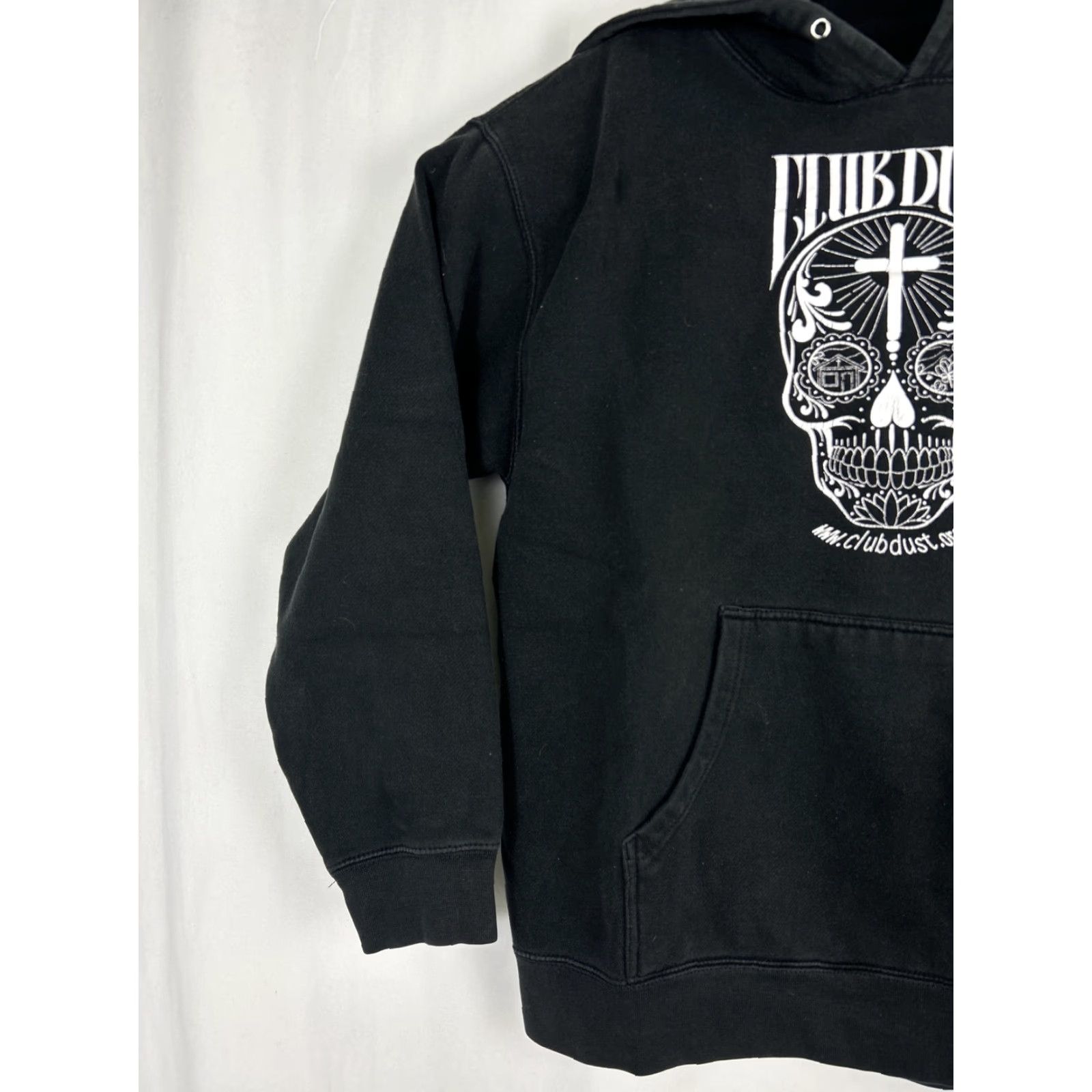 Sugar Cross Hoodie Mens Large Black Pullover Skull Club Dust Sugar Size US L / EU 52-54 / 3 - 2 Thumbnail