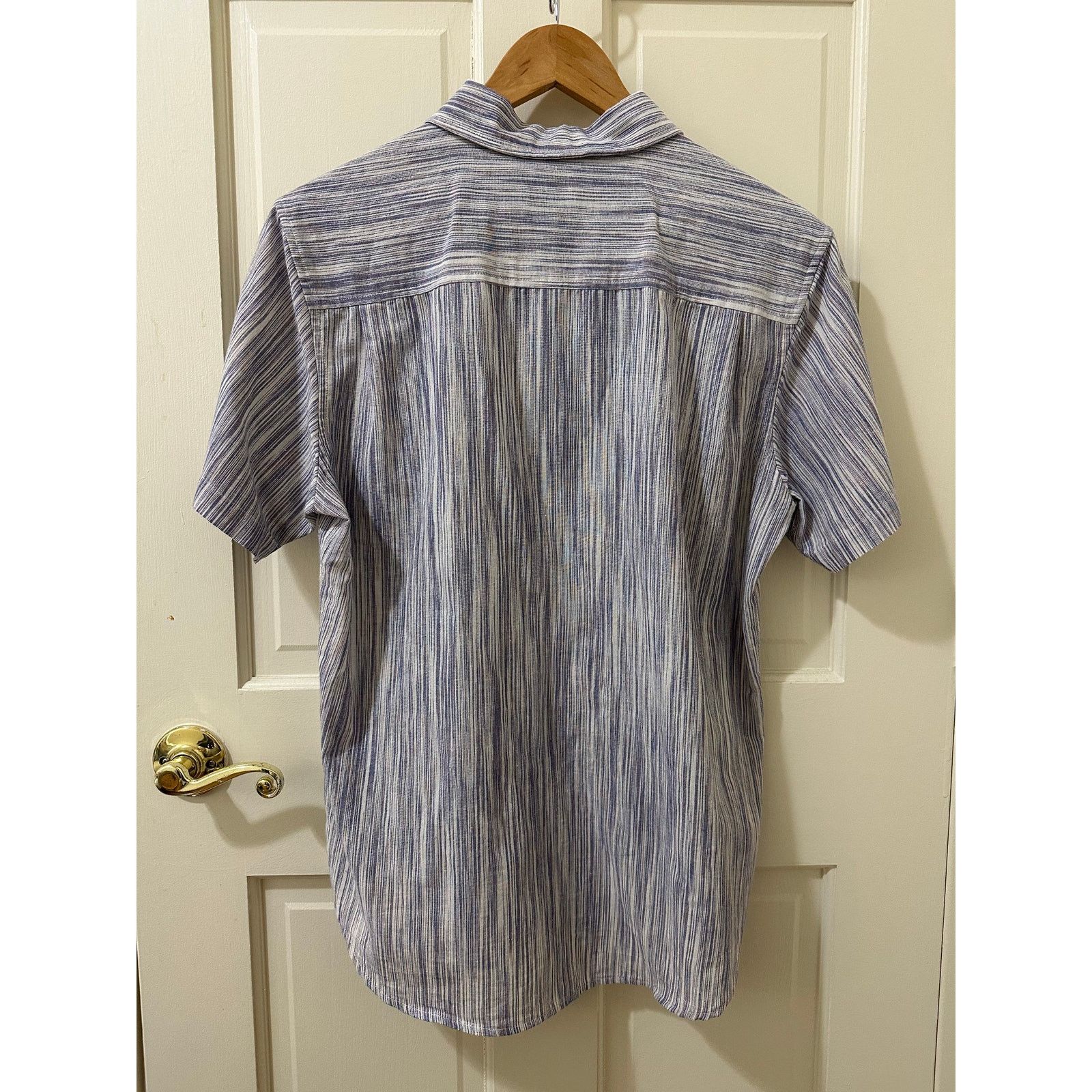 Bridge & Burn Bridge & Burn Gary Shirt Light Blue Space Dye popover M Size US M / EU 48-50 / 2 - 2 Thumbnail