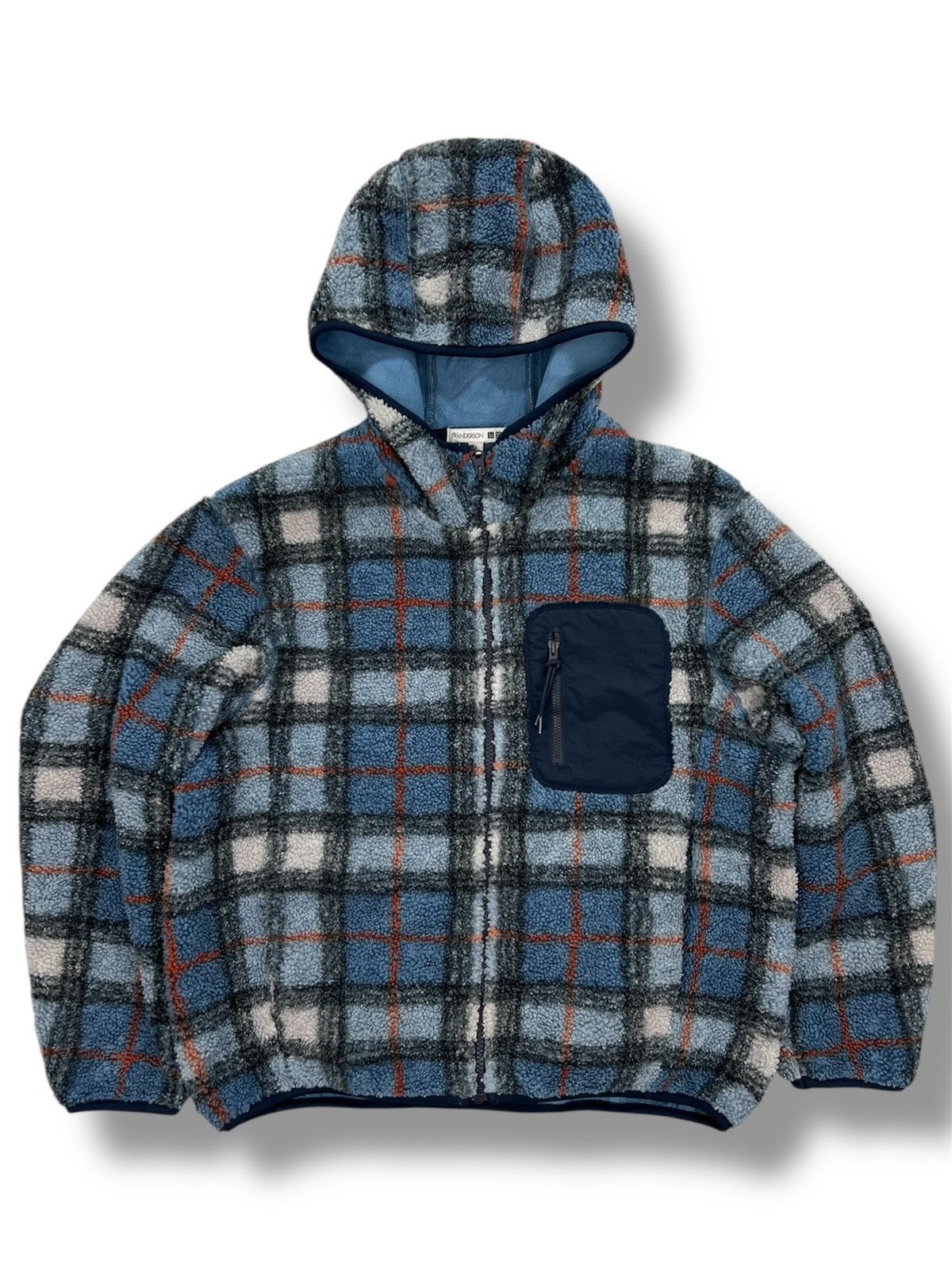 JW Anderson × Uniqlo JW Anderson X Uniqlo Plaid Fleece Hooded Jacket Size US XS / EU 42 / 0 - 1 Thumbnail