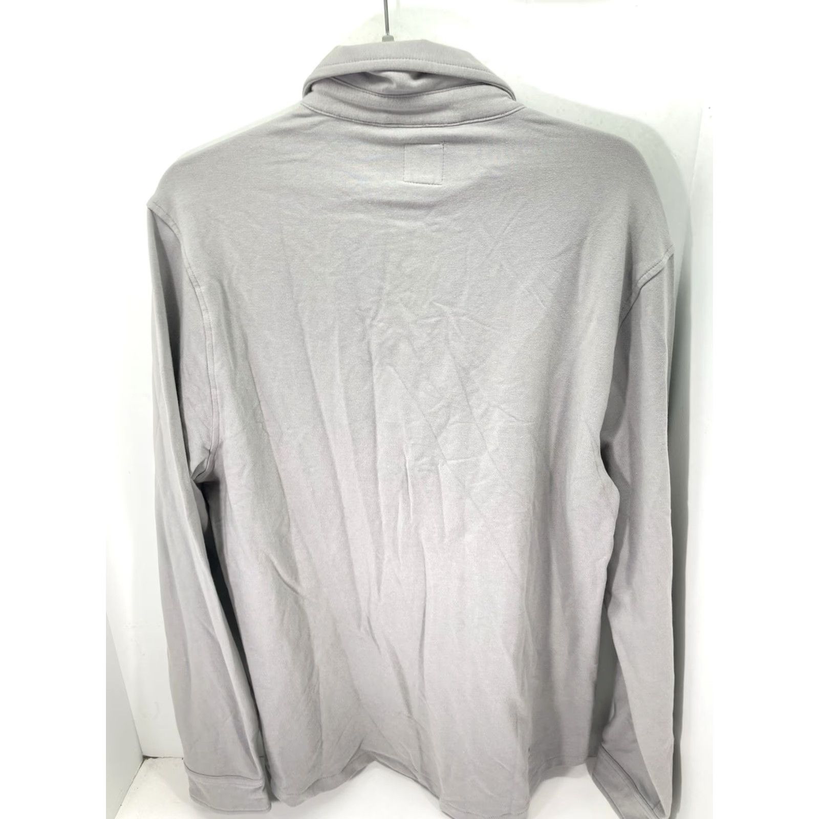 Gap Gap Knit Shirt Men Medium Gray Button Long Sleeve Cotton Blend Stretch NWT Size US M / EU 48-50 / 2 - 7 Thumbnail