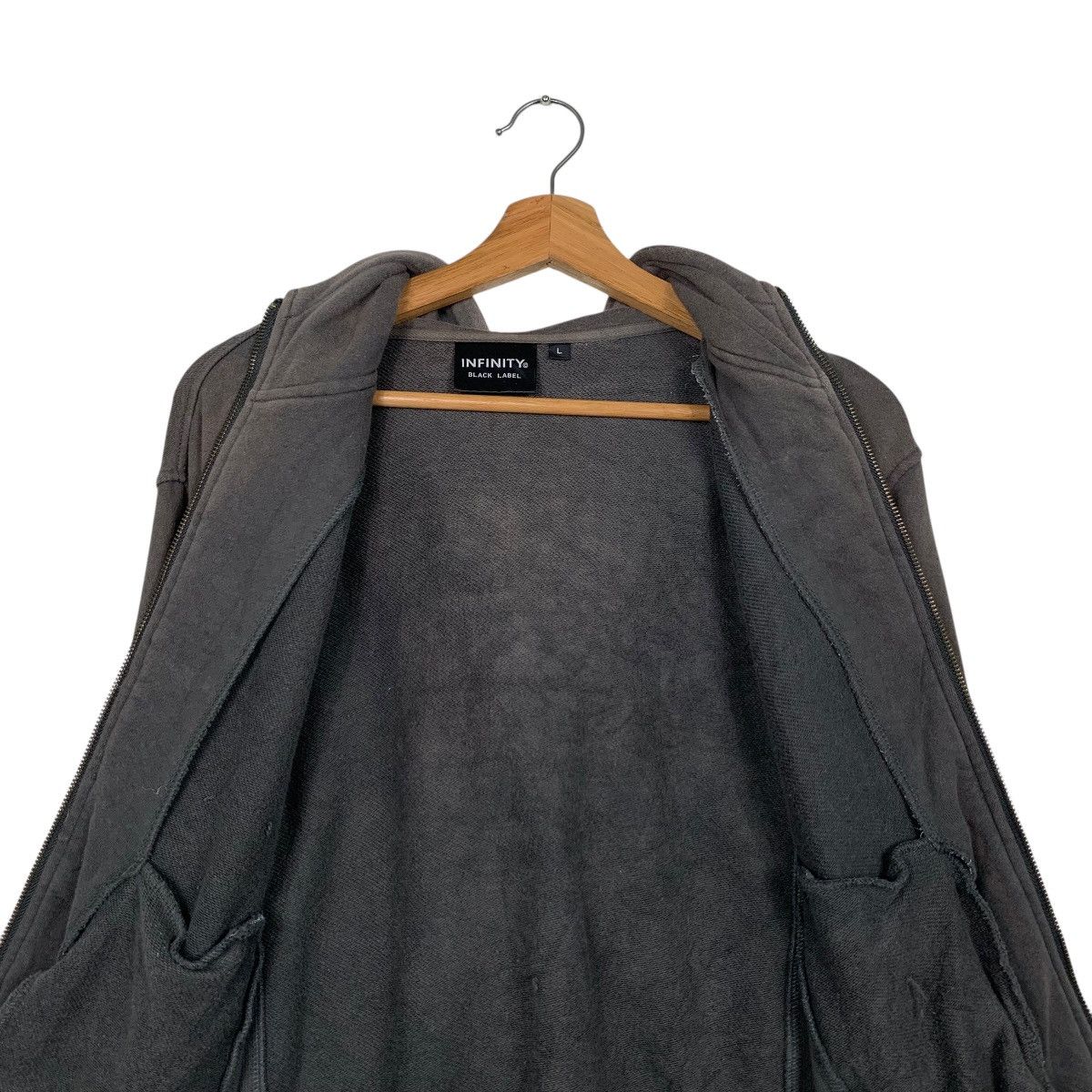 Japanese Brand INFINITY Black Label Crazy Rider Route 66 Hoodies #1715-C76 Size US L / EU 52-54 / 3 - 16 Thumbnail
