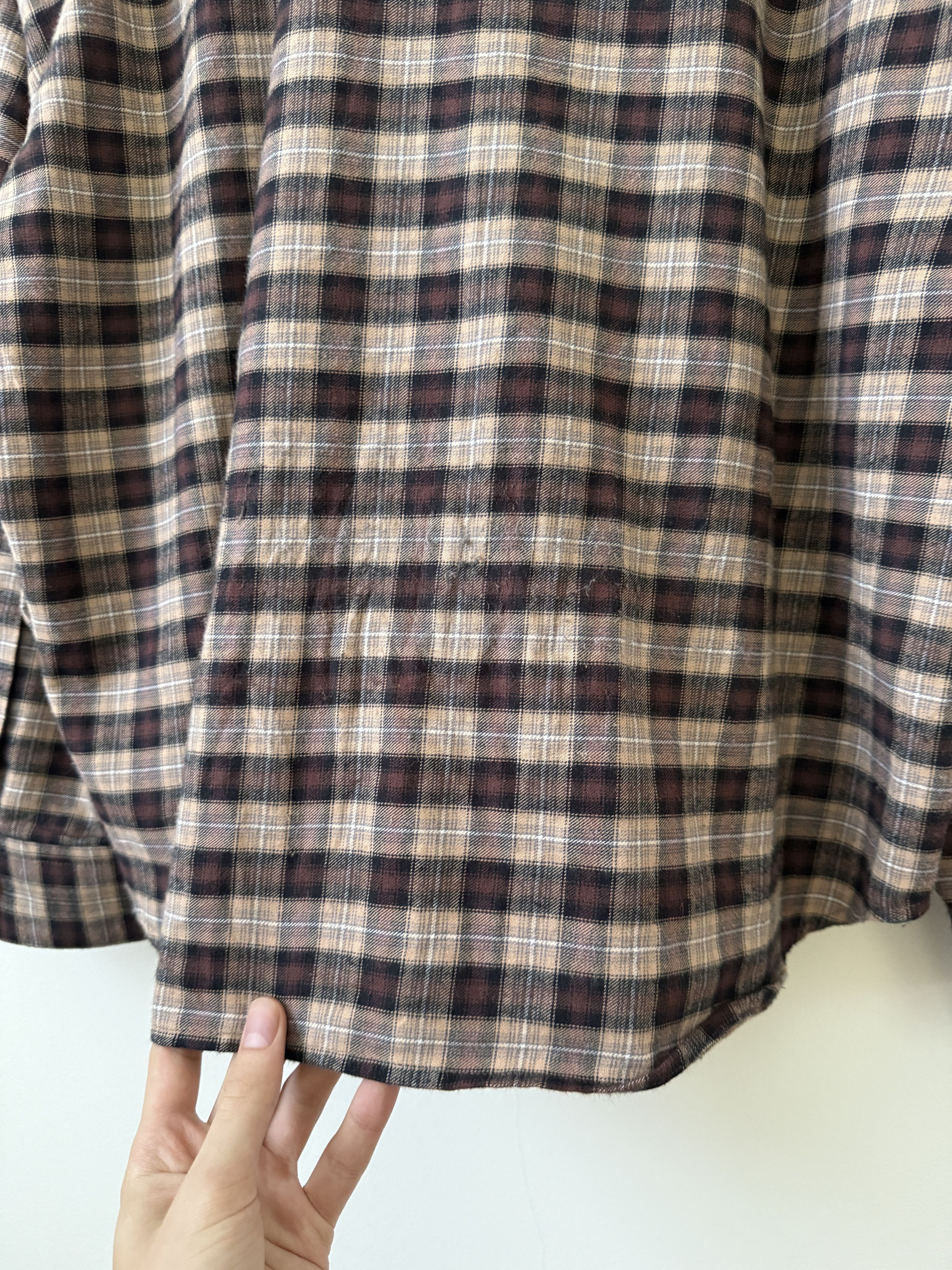Vuja De Ross Check Flannel in Cashmere & Cotton Size US M / EU 48-50 / 2 - 10 Thumbnail