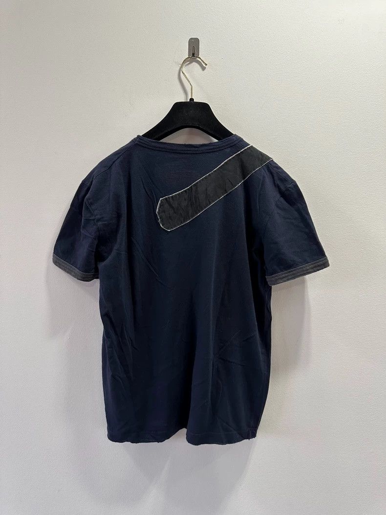 Prada Prada Neck animal logo dark blue women's V-neck short sleev Size L / US 10 / IT 46 - 2 Thumbnail