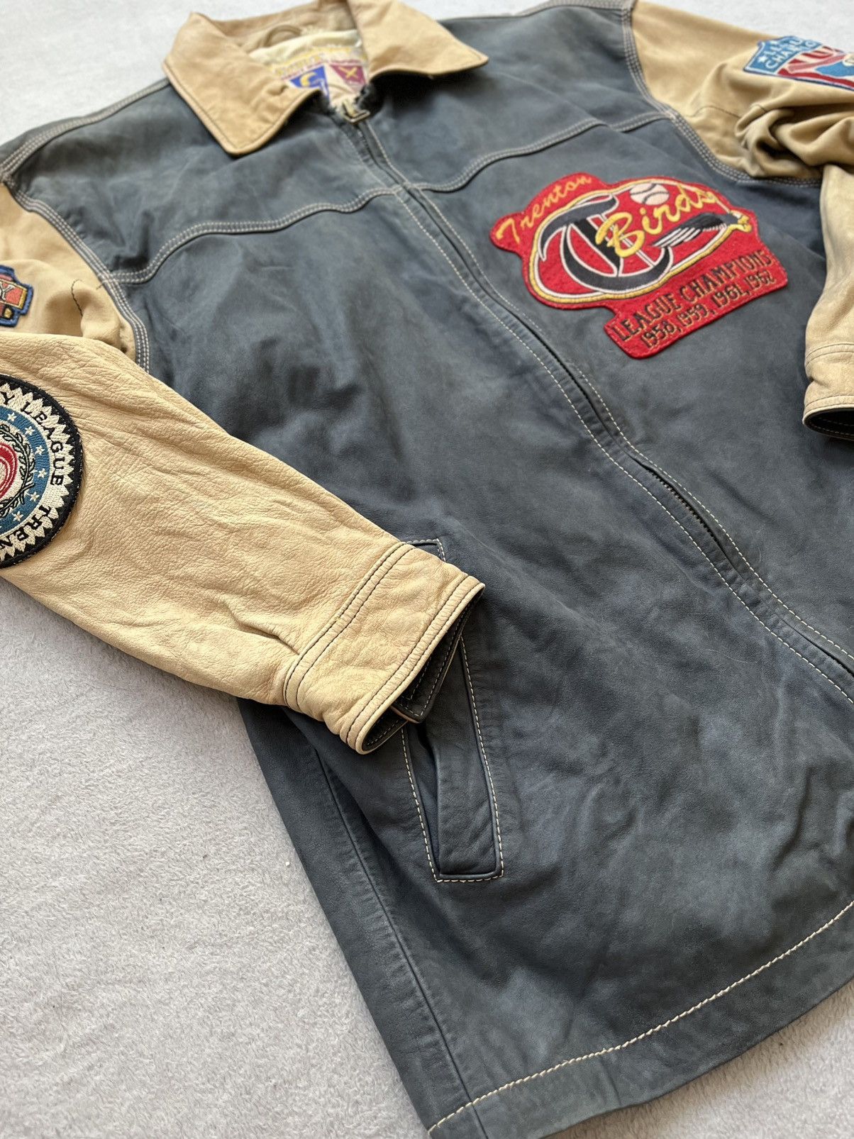 Avirex Authentic Vintage Avirex Varsity Jacket – “Trenton T-Birds” Size US S / EU 44-46 / 1 - 2 Thumbnail