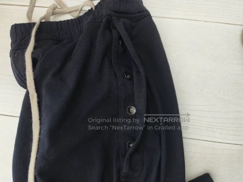 Rick Owens RICK OWENS size XS Black Loose Fit Crotch Drop Pants Size US 27 - 5 Thumbnail
