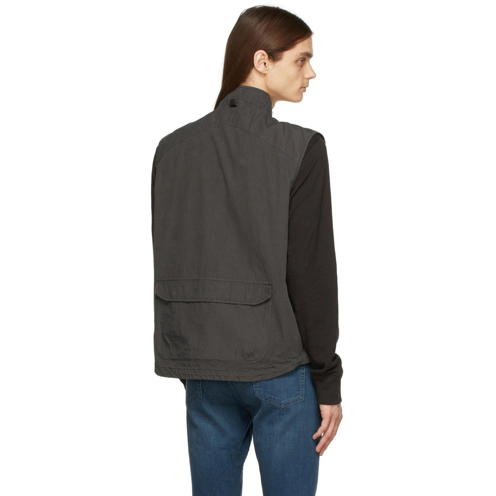 Rag & Bone RAG & BONE Trent Ripstop Gilet Button Zip Utility Italy M Size US M / EU 48-50 / 2 - 4 Thumbnail
