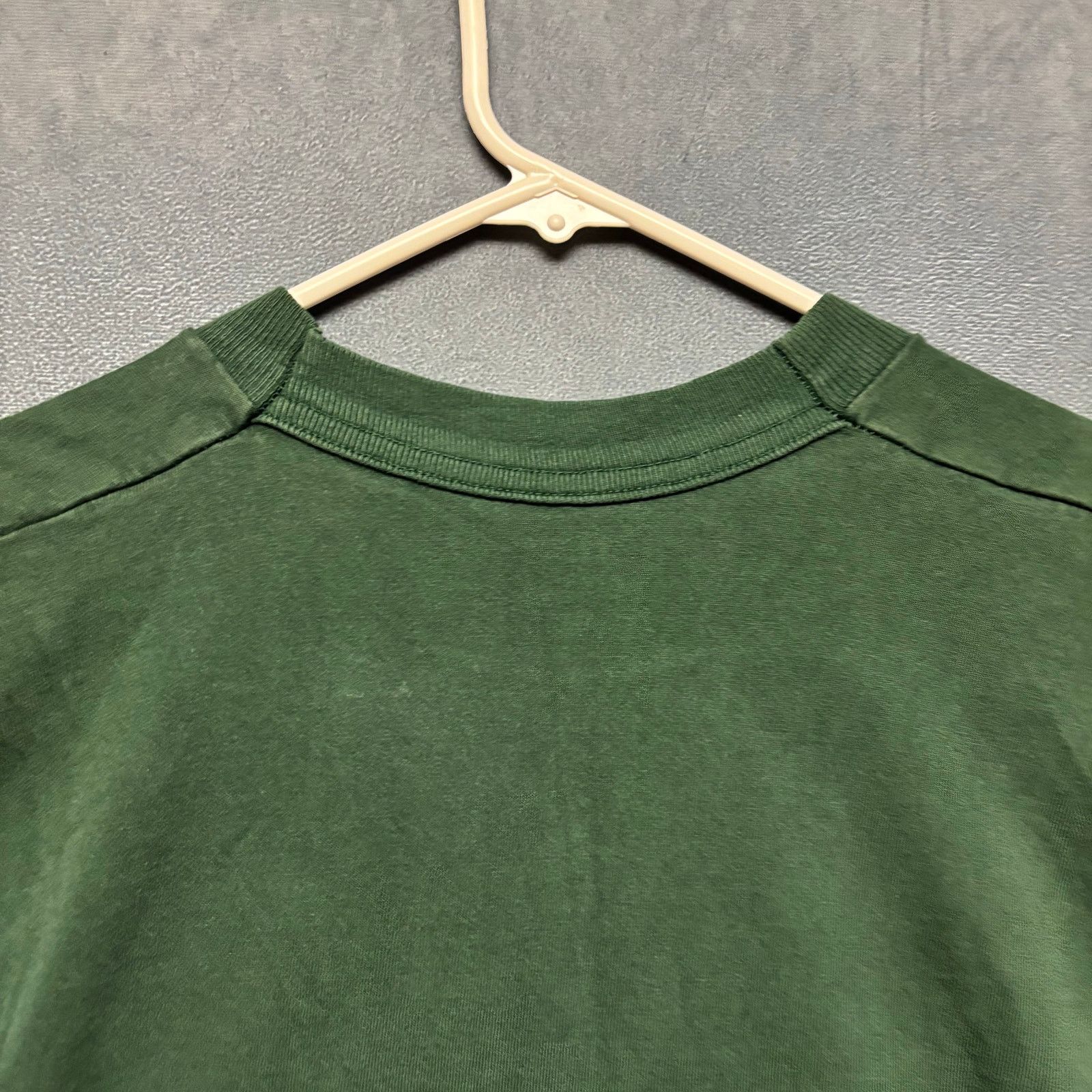 Other Vintage Blank XL Tee Shirt Made in USA Green Grunge Skater Size US XL / EU 56 / 4 - 7 Thumbnail