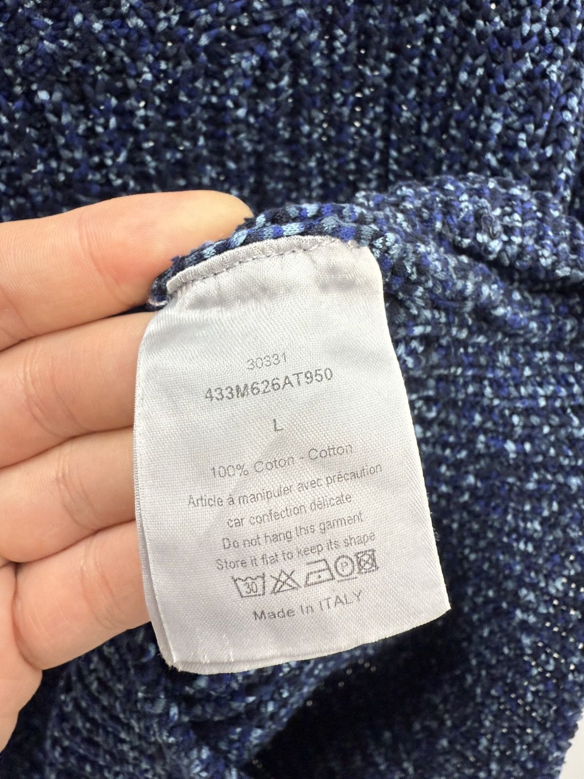 Dior Dior Knit Cotton Jumper Sweater Size US L / EU 52-54 / 3 - 4 Thumbnail