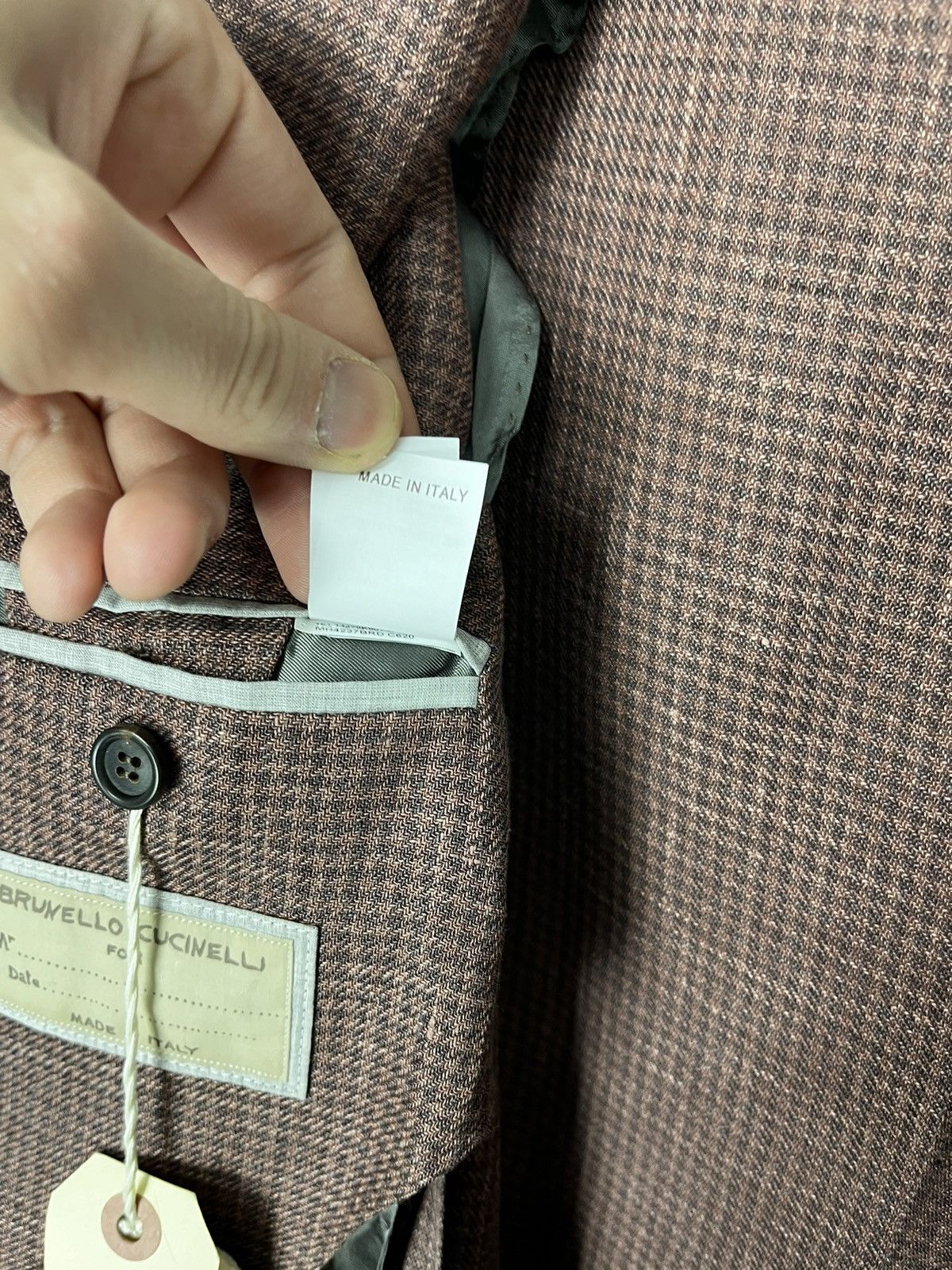 Brunello Cucinelli brunello cucinelli linen blazer jacket size 50 Size 50R - 14 Thumbnail