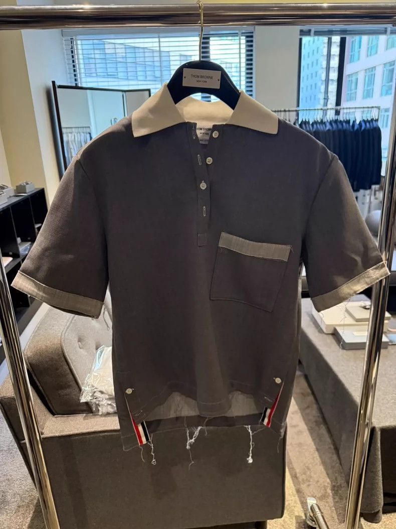 Thom Browne Thom browne Short-sleeved Polo shirt 2503-Nextarrow Size M / US 6-8 / IT 42-44 - 1 Thumbnail