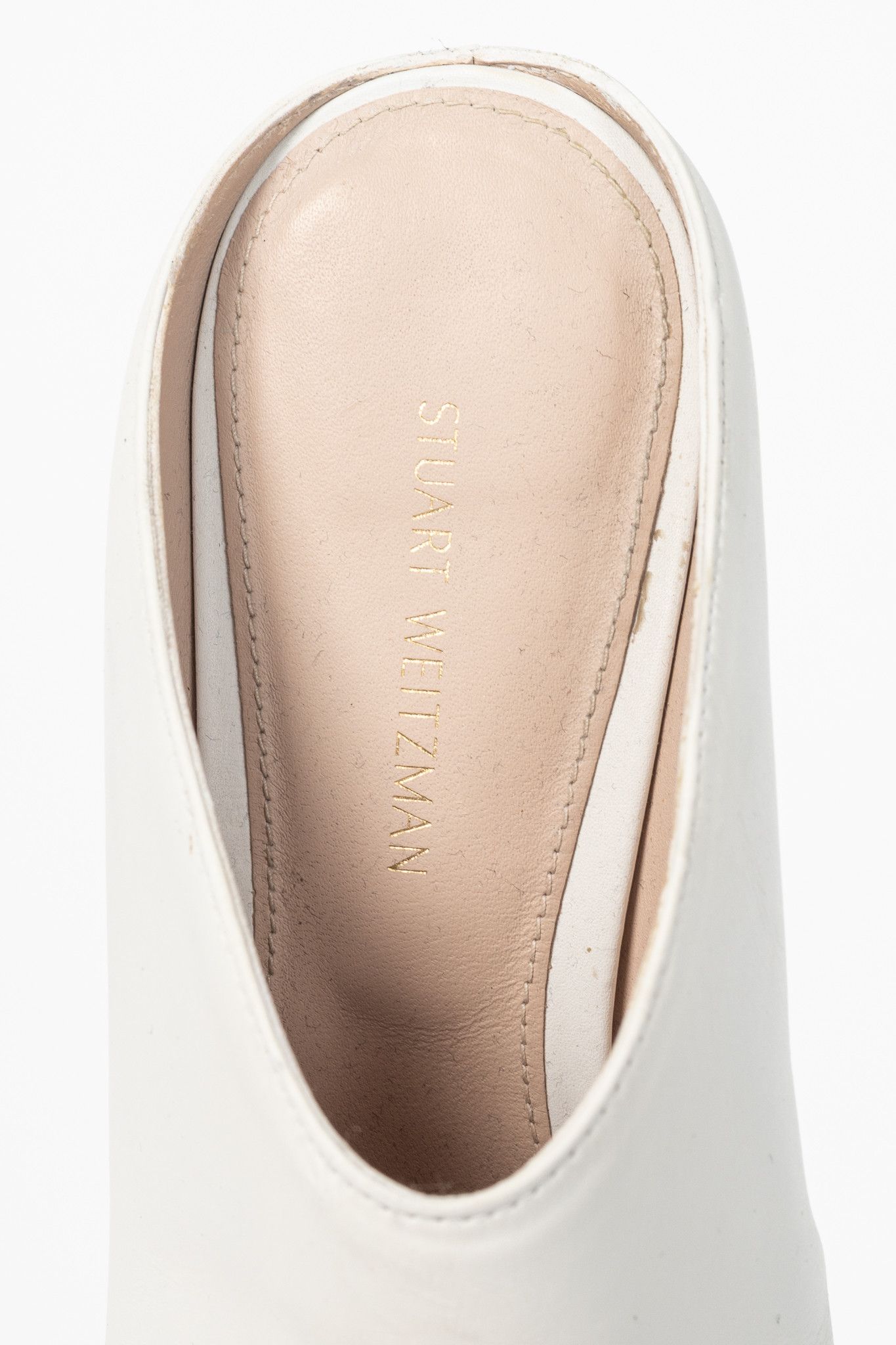Stuart Weitzman Stuart Weitzman Mira Nero Leather Pointed-Toe Mules Size US 6 / IT 36 - 8 Thumbnail