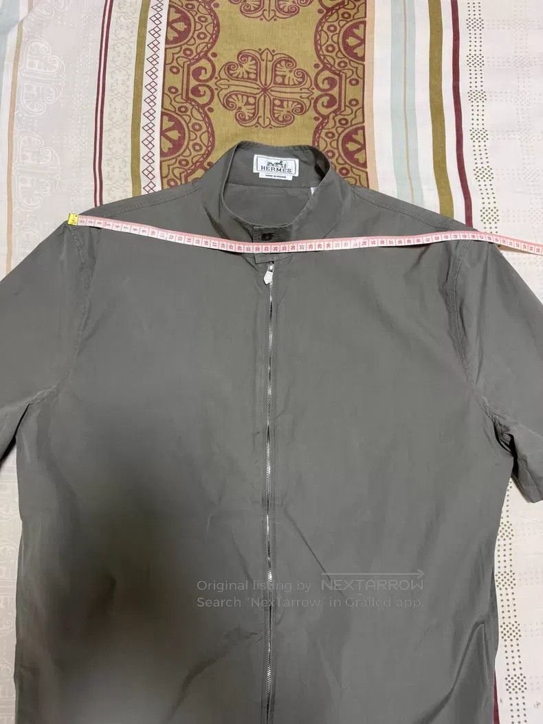 Hermes Hermes size 38 Jacket shirt, stand collar, two buttons on c Size US S / EU 44-46 / 1 - 3 Thumbnail