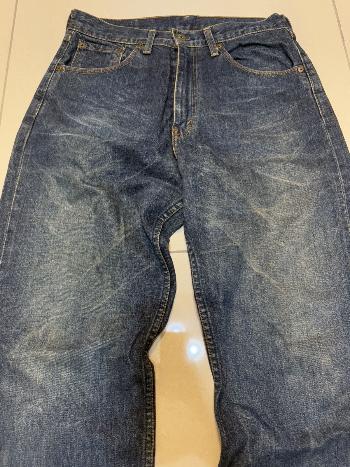 Levi's Vintage 90s Levi’s 504 Selvedge Denim Made in Japan Size US 30 / EU 46 - 5 Thumbnail