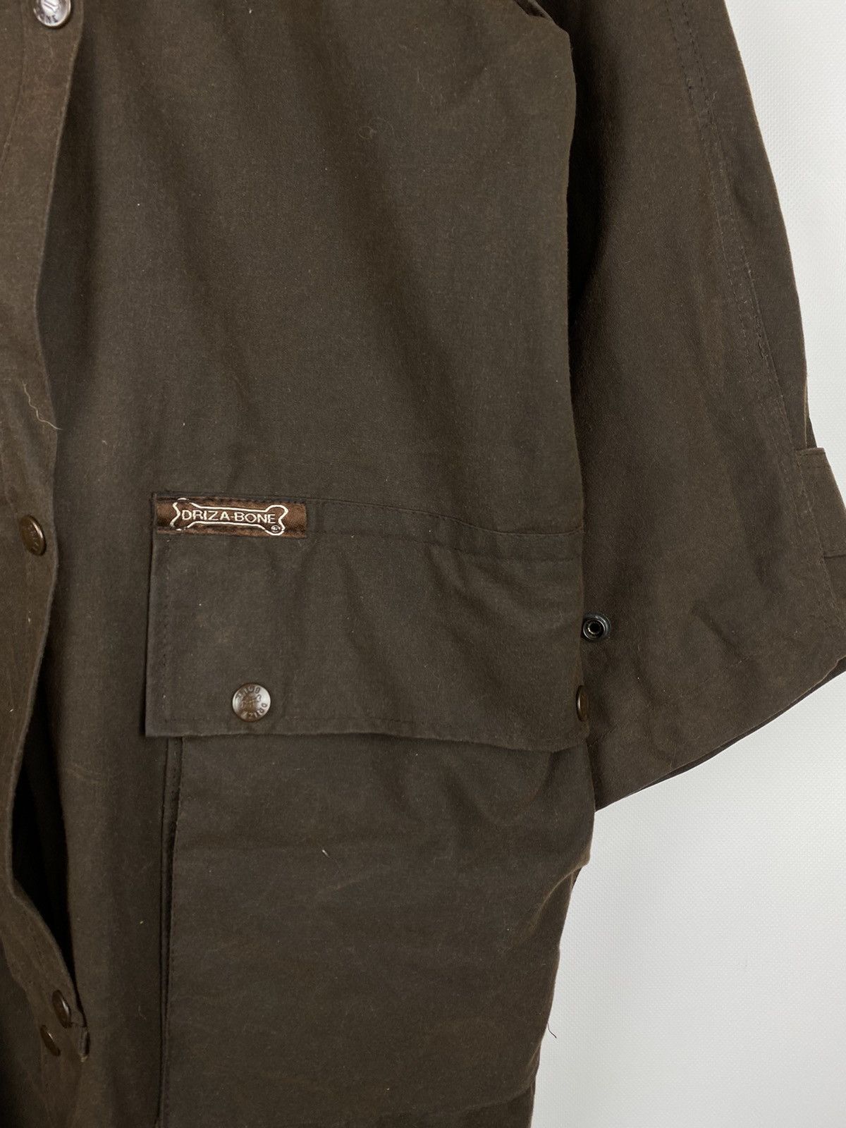 Barbour Driza-Bone vintage wax waxed cotton short weatherall jacket Size US S / EU 44-46 / 1 - 9 Thumbnail