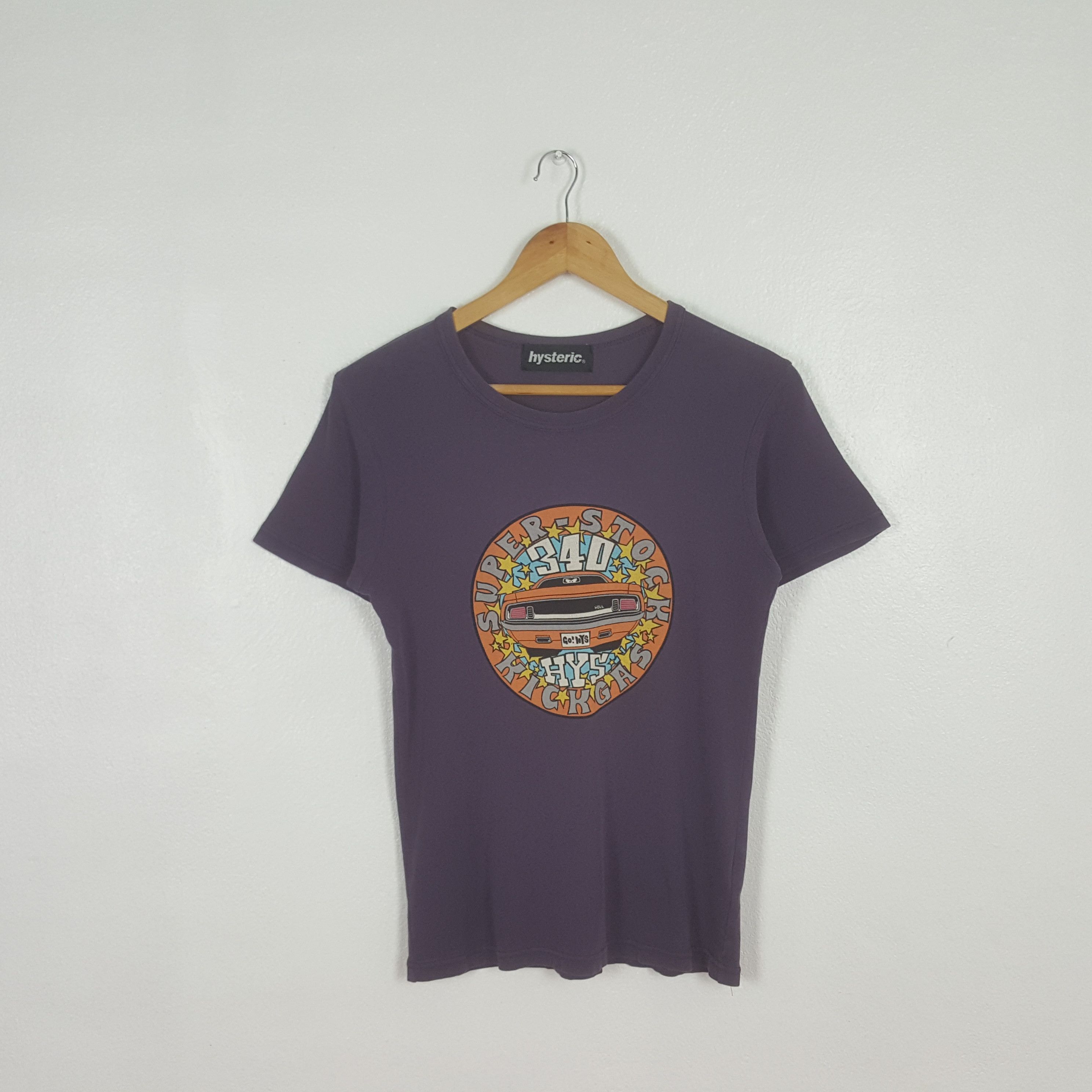 Hysteric Glamour Vintage Hysteric Glamour Super Stock Kick Gas Tshirt C319N27 Size US XS / EU 42 / 0 - 1 Thumbnail