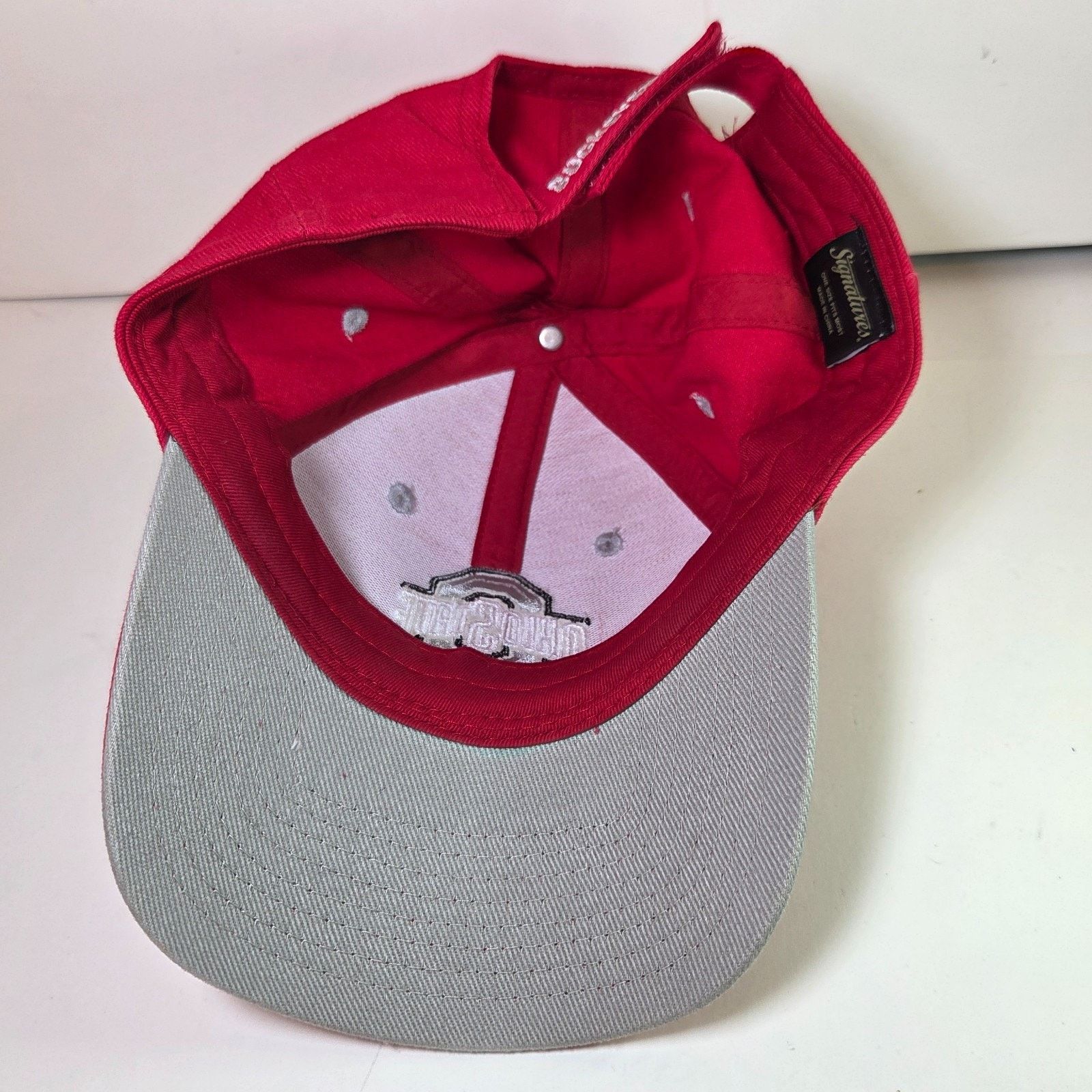 Signatures Ohio State Buckeyes Scarlet Hat Collegiate Signatures OSFM Size ONE SIZE - 5 Thumbnail
