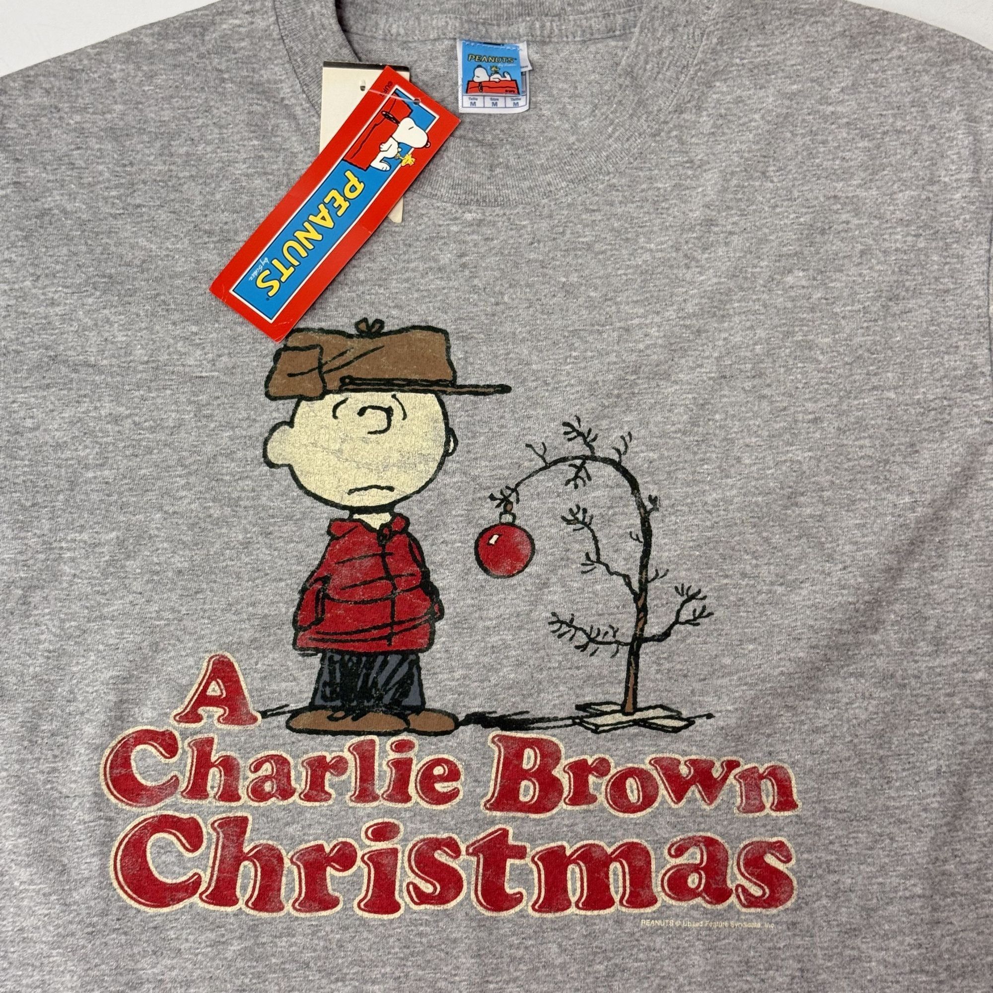 Peanuts Y2K Peanuts A CHARLIE BROWN CHRISTMAS Tree Heather T Shirt M Size US M / EU 48-50 / 2 - 4 Thumbnail
